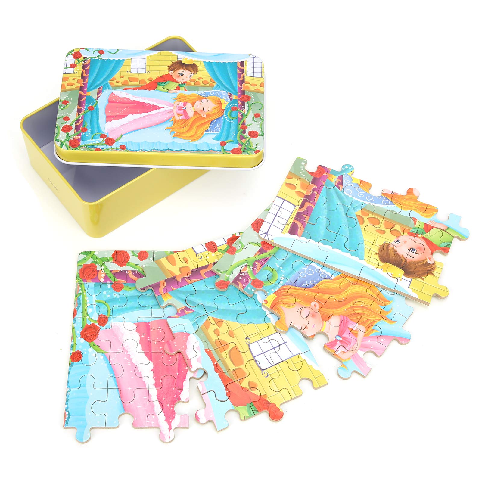 SMICH Cartoon Puzzle Toy for Kids - Sleeping Beauty Theme, Bright Colors & Fun Learning Activity for Boys & Girls - Perfect for Birthday Gifts, Classroom Rewards & Family Game Night