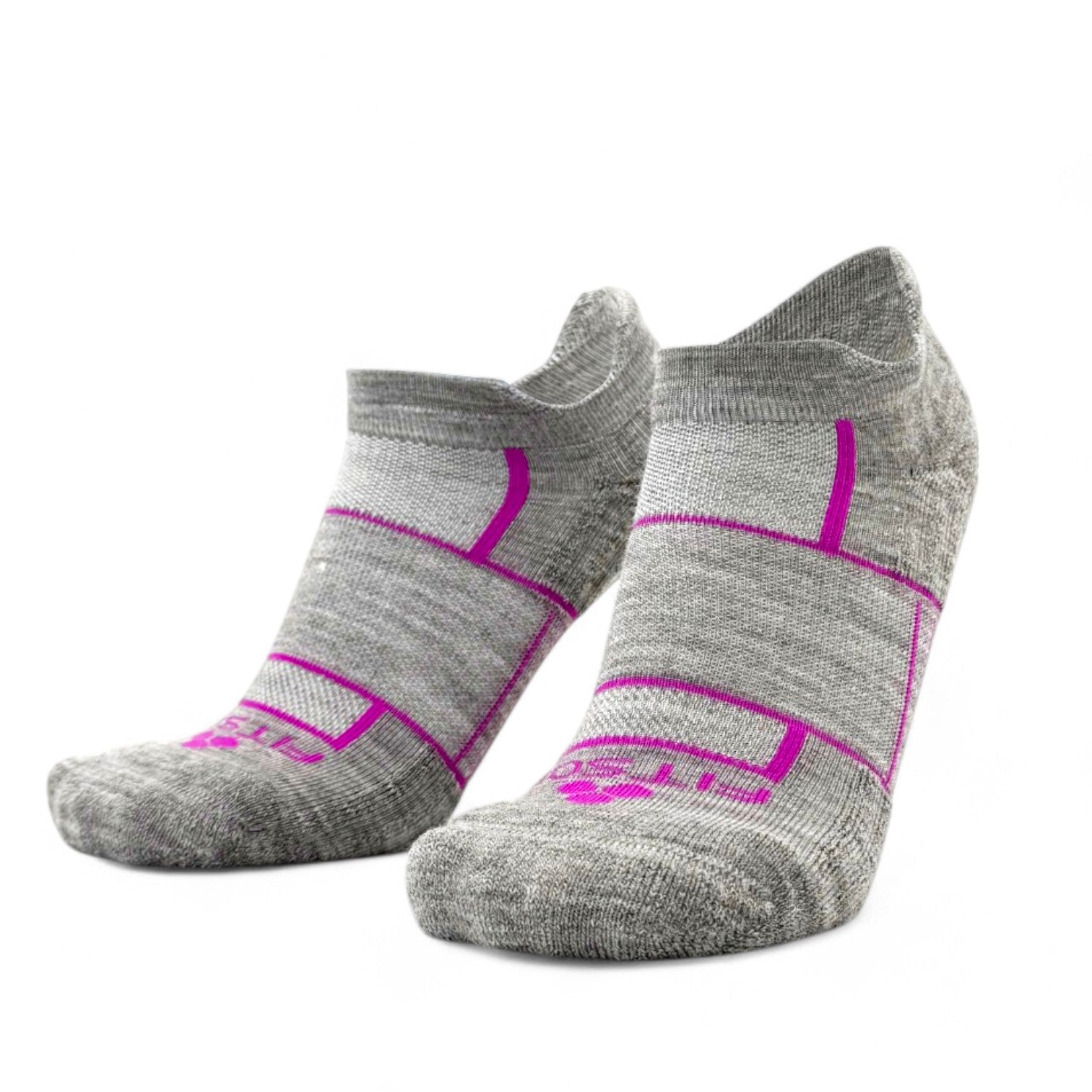 ISW Isolwool® Heather No Show Socks - 3 Pair Pack - Ultra Soft Invisible Liner Socks for Sneakers & Loafers - Breathable & Odor-Free for All-Day Comfort