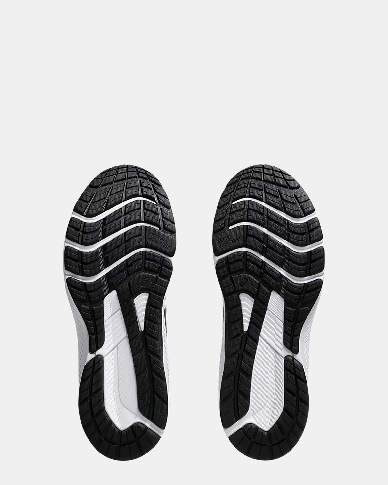 GT 1000 SL 2 Grade School Running Shoes - White/Black/Black | Lightweight Athletic Sneakers for Kids | Perfect for School, Sports & Daily Activities