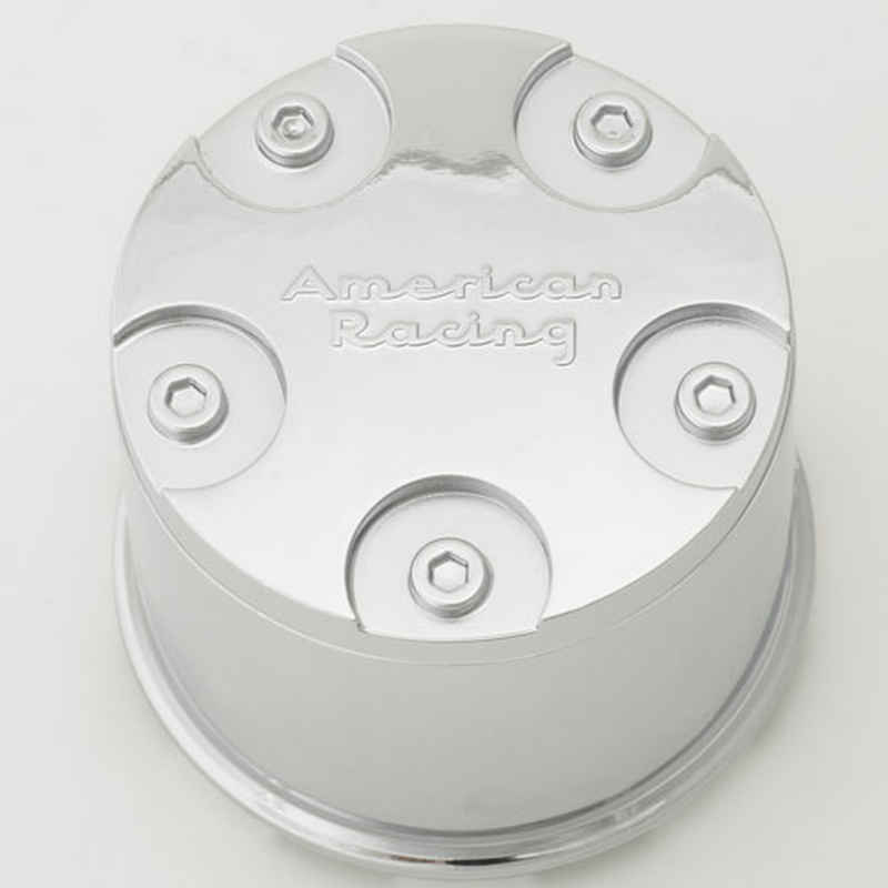 American Racing AR Cap 3.42 Chrome Snap In 35/36/38BC Wheel Center Cap - Premium Replacement for Classic & Custom Cars - Perfect for Car Shows, Restoration Projects & Daily Driving