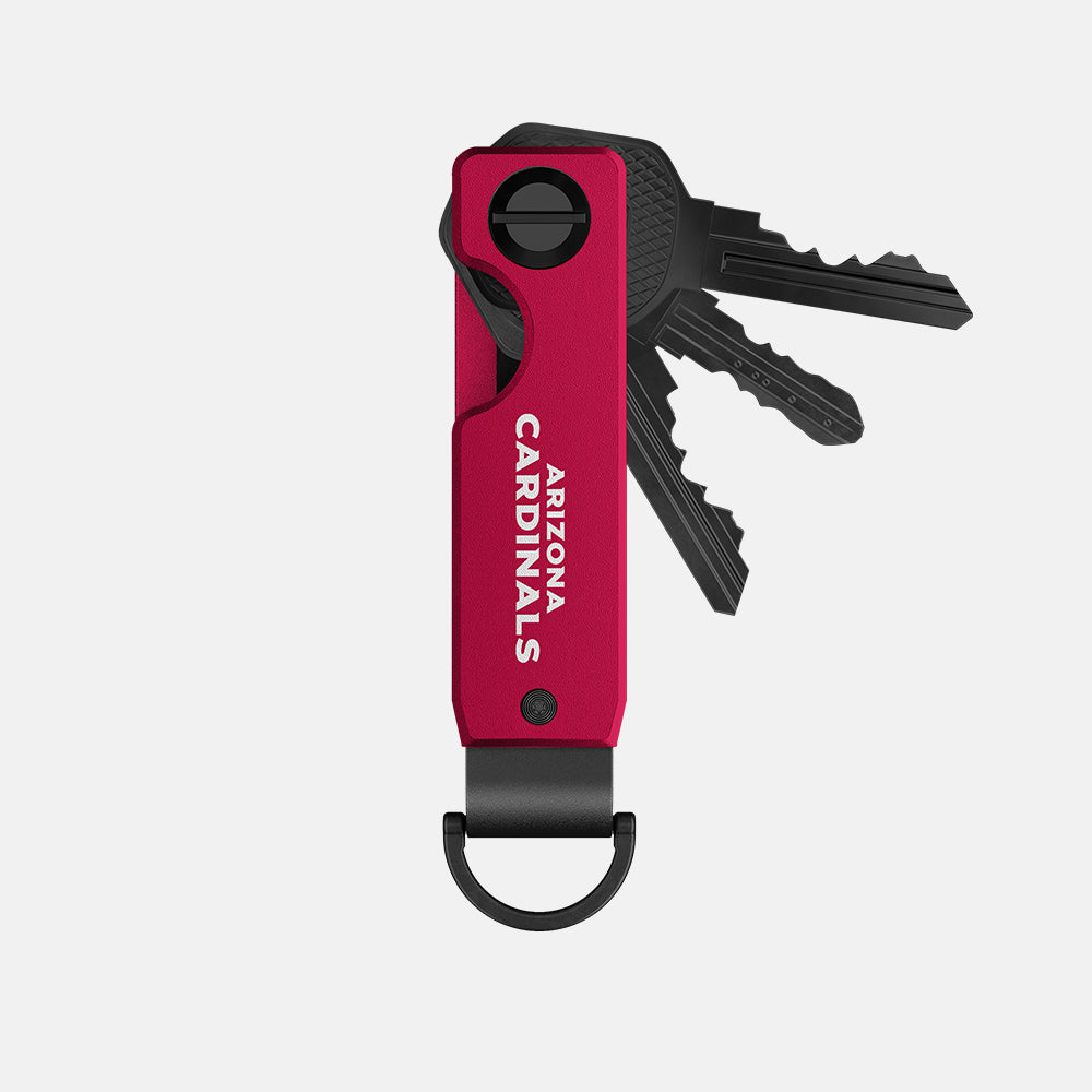 Ridge KeyCase for Arizona Cardinals - Slim RFID Blocking Key Holder with Money Clip - Perfect for NFL Fans, Travel & Everyday Carry