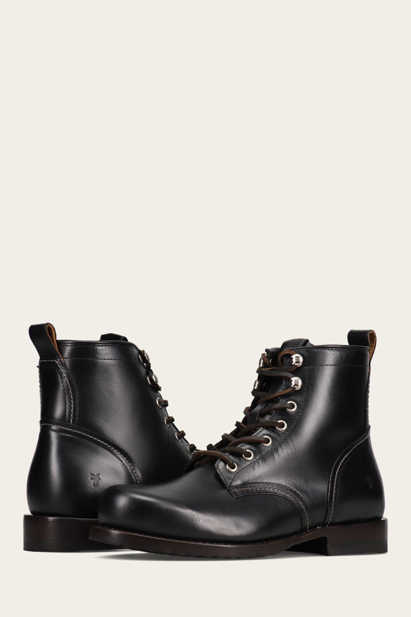 Premium Hudson Workboot Plain Toe - Durable Pre-Owned Work Boots for Men | Ideal for Construction, Landscaping & Outdoor Work