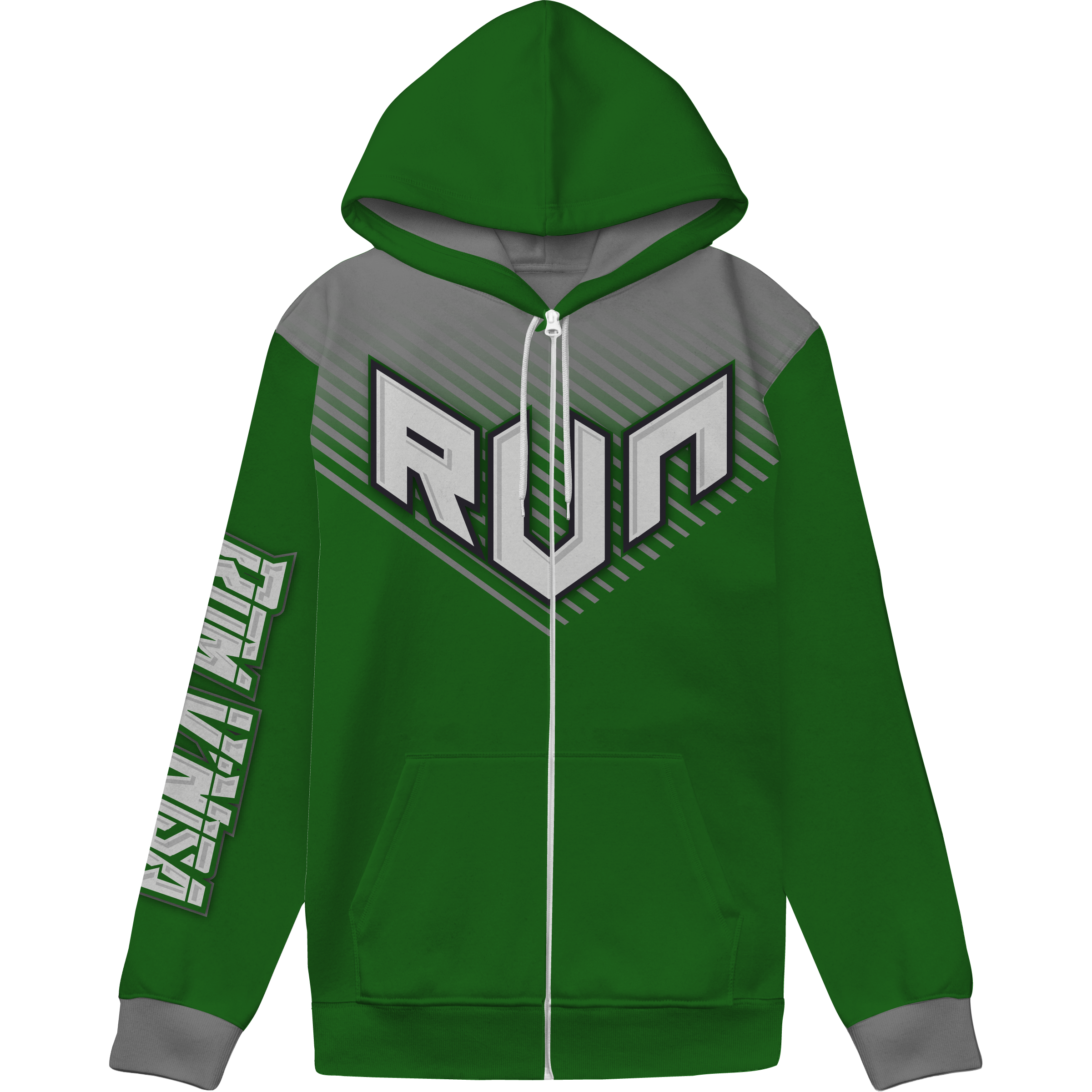 Custom Sublimated Zip Up Hoodie - Design Code 158 | Trendy Athletic Wear for Gym, Running & Street Fashion