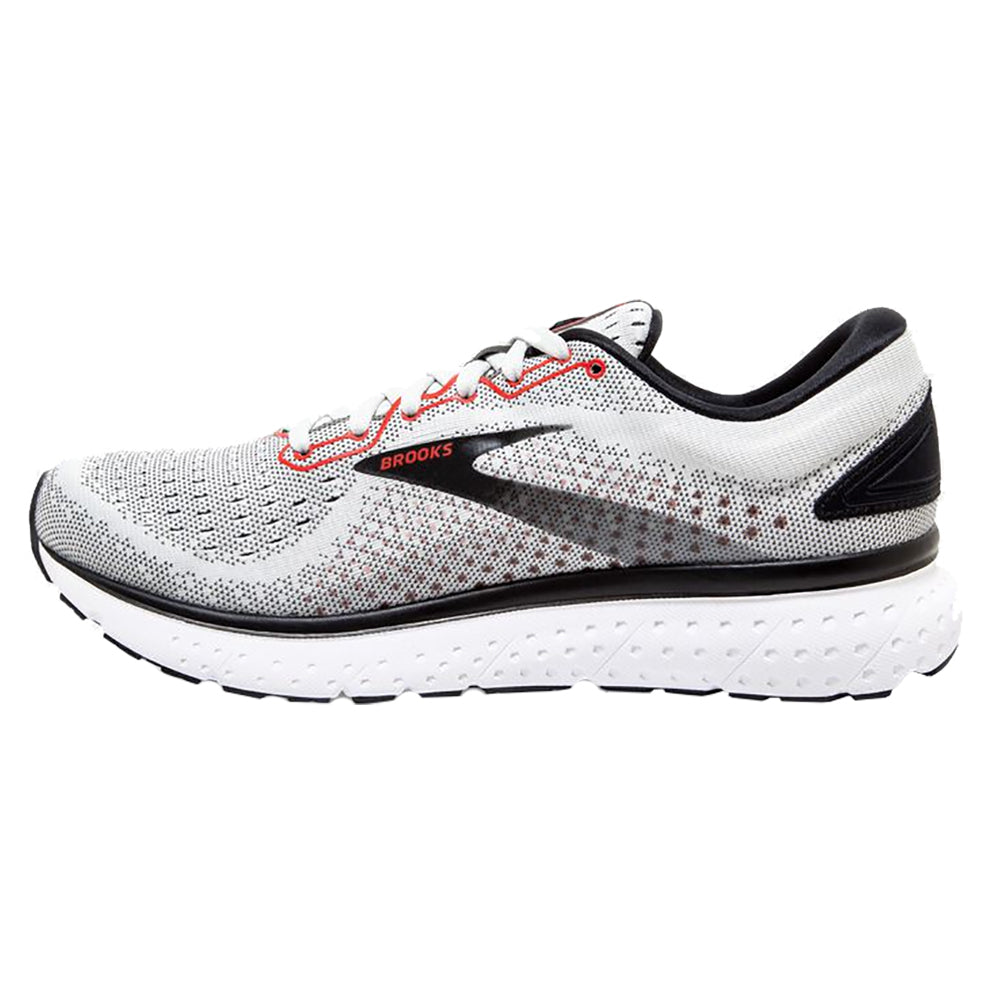 Brooks Glycerin 18 Gray Men's Running Shoes - Lightweight Cushioned Road Running Sneakers for Jogging & Marathon Training - Perfect for Long Distance Running & Gym Workouts