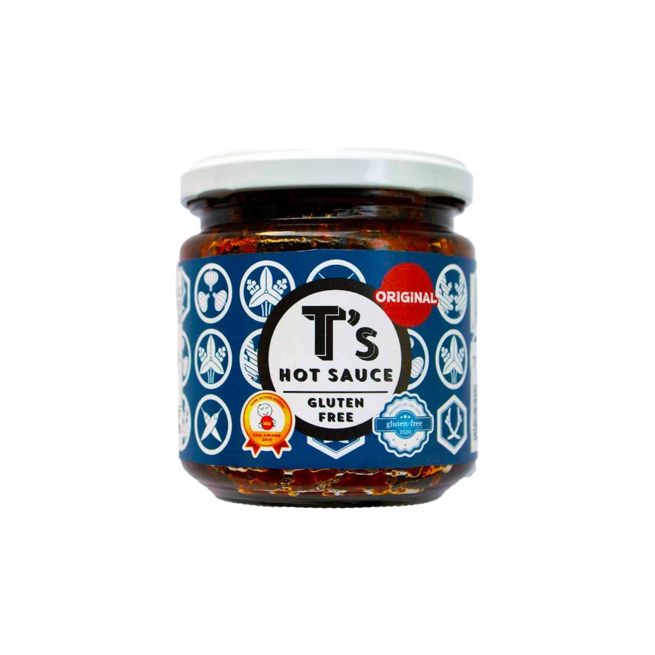 Gluten Free Vegan T's Original Hot Sauce - Spicy Vegan Condiment for Tacos, Burgers & Wings | Plant-Based & Allergen-Free