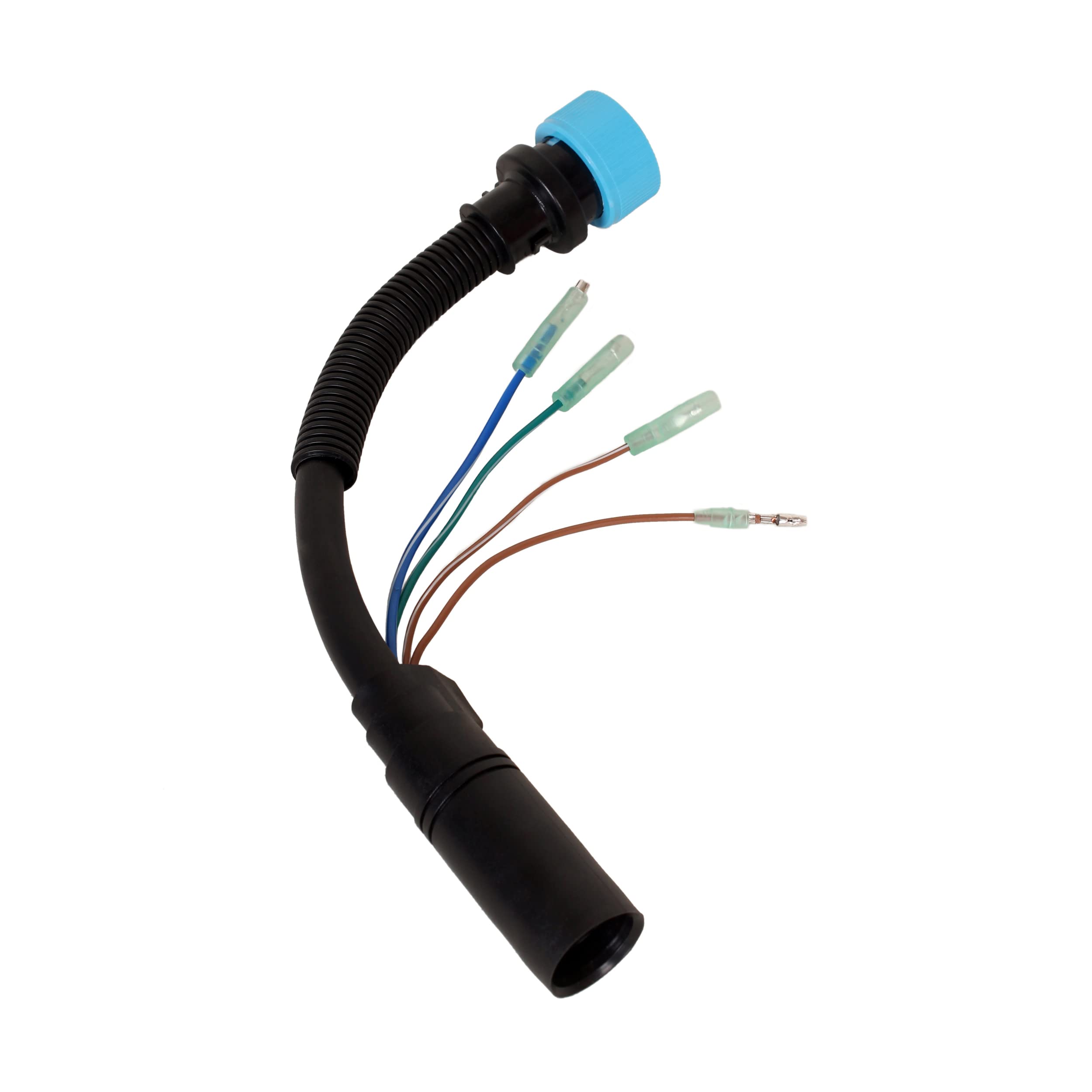 **Boat Motor Ignition Wire Adapter Harness Assembly 84-896542T01 for Mercury Mariner Quicksilver Mercruiser Outboard Engine Remote Control Box - 8 Pin to 14 Pin, 1ft (0.31m) - Perfect for Marine Engine Repairs & Upgrades**