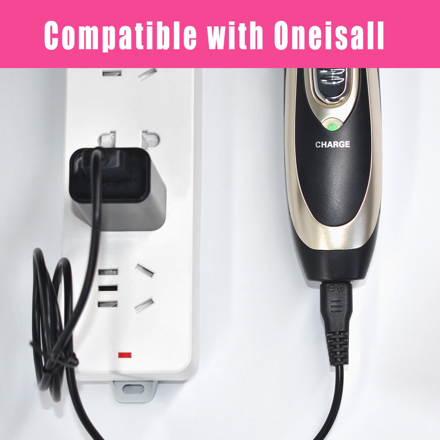 Universal Hair Clipper Charger Cord - Replacement Power Adapter for Electric Hair Clippers, Shavers, Razors & Trimmers - Compatible with SUPRENT, Ceenwes, Oneisall & More Pet/Dog Clippers - Perfect for Home Grooming & Professional Salon Use