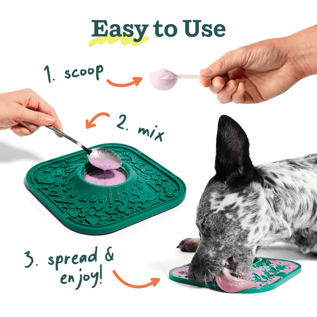 LickMix Calming Gel for Dogs - Functional Relaxation Mix with Jelly Texture | Helps Reduce Anxiety & Stress | Perfect for Travel, Vet Visits & Thunderstorms | Woof