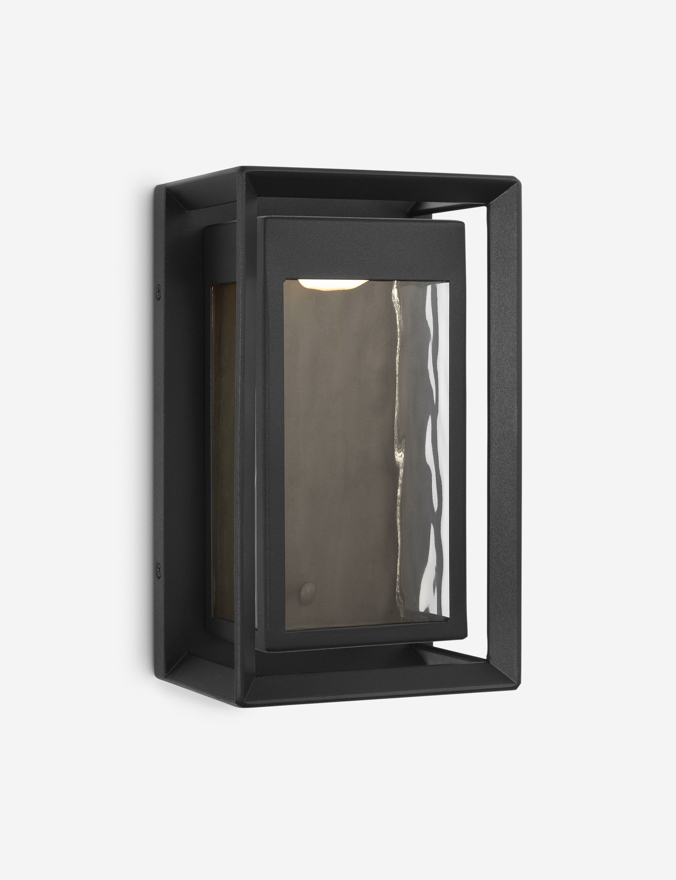 Faldo Outdoor Wall Sconce Light - Weatherproof Exterior Lighting for Patio, Garden & Porch - Black Matte Finish Modern Outdoor Wall Light Fixture