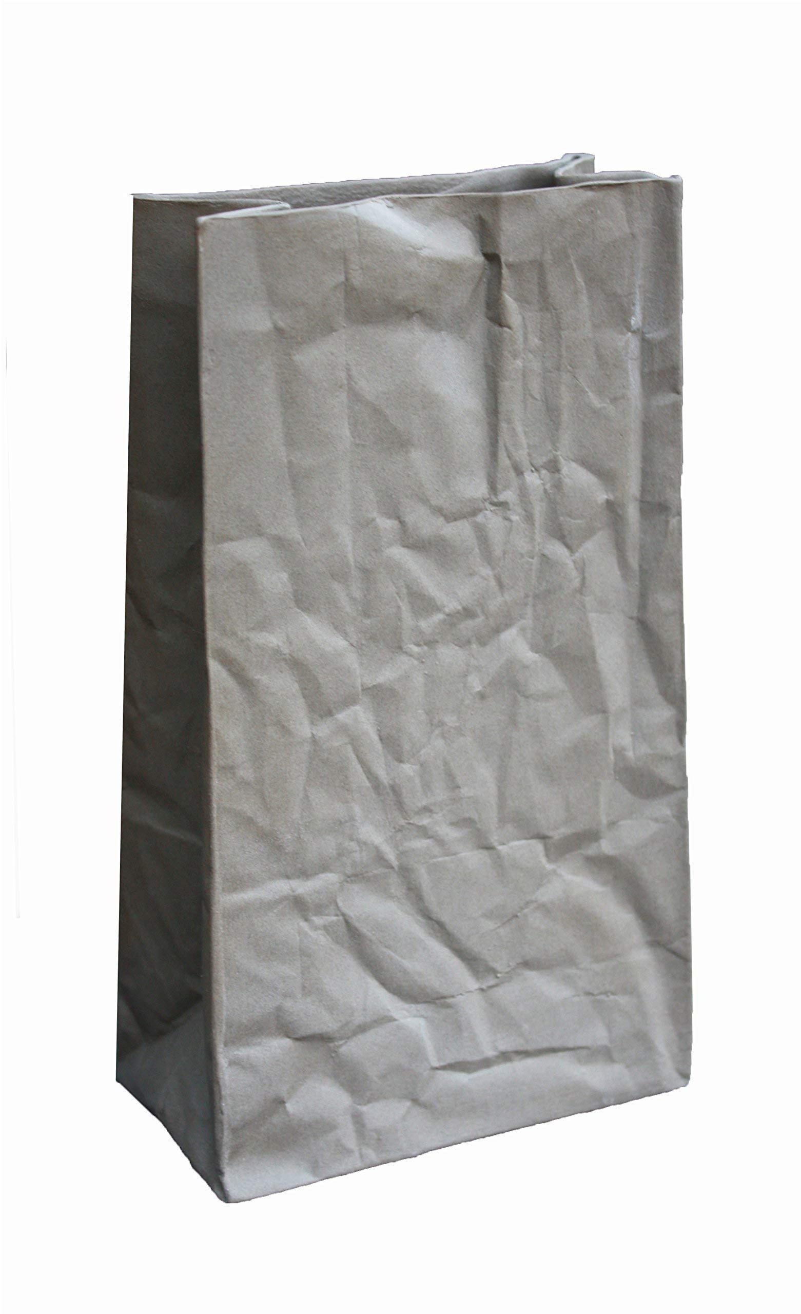 Ceramic Paper Bag Vase - Handmade Modern Home Decor for Flowers, Plants & Centerpieces | Perfect for Living Room, Wedding, Office & Gift Giving