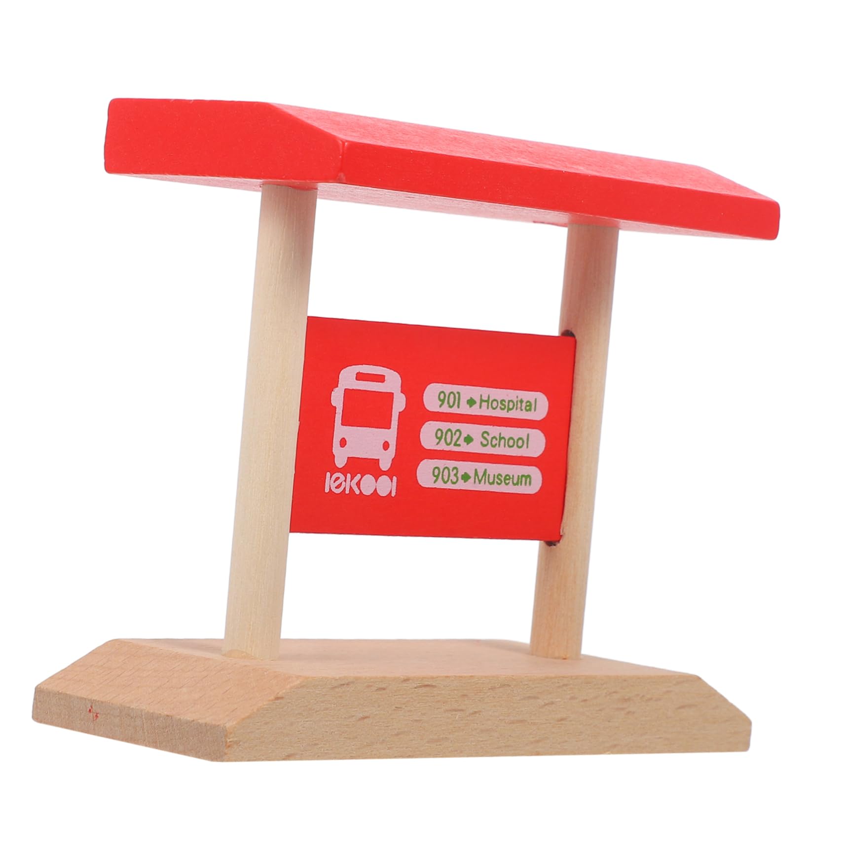 Abaodam 4-Piece Railway Track Accessories Set - Kids Train Station Platform Toy with Simulation Scenes | Perfect for Pretend Play, Model Train Layouts & Educational STEM Activities