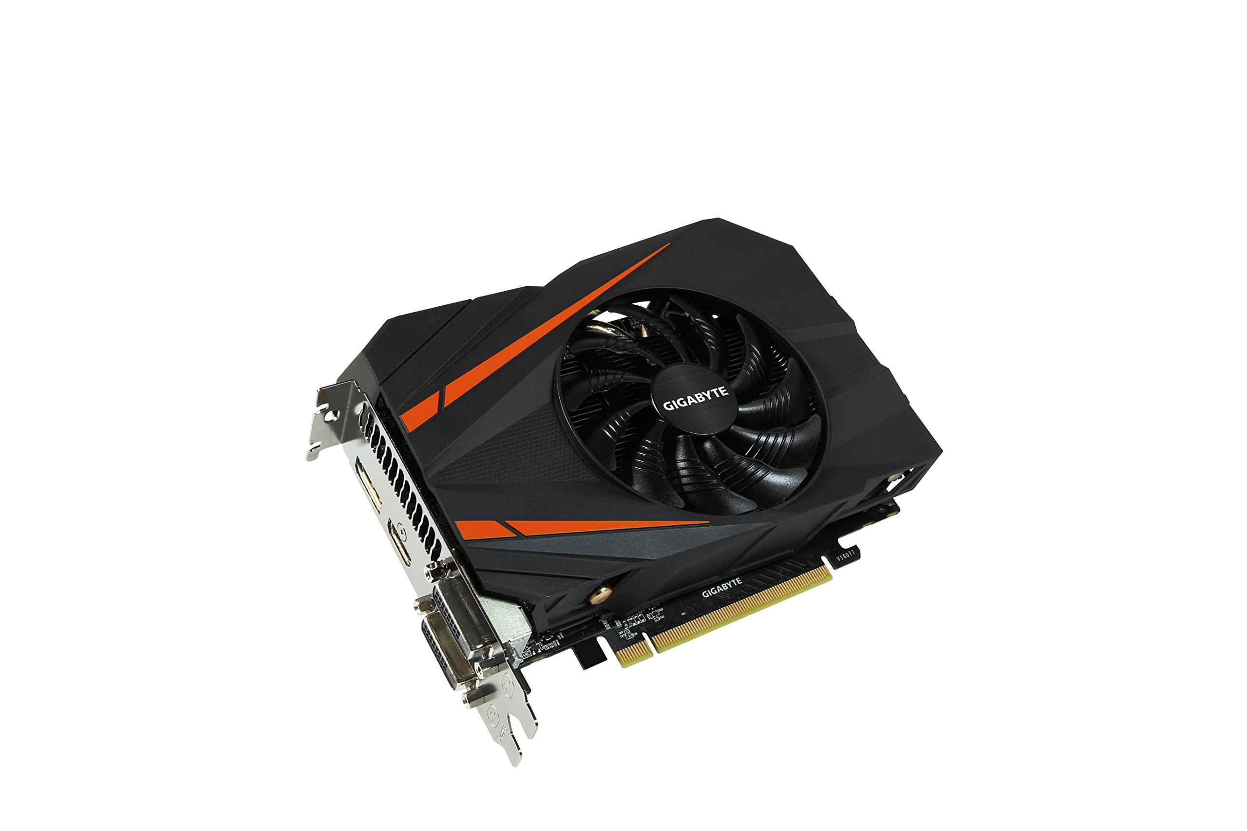 GIGABYTE GeForce GTX 1060 Mini ITX OC 6GB GDDR5 Gaming Graphics Card (GV-N1060IXOC-6GD) - Compact GPU for 1080p Gaming, VR & Video Editing in Small PC Builds