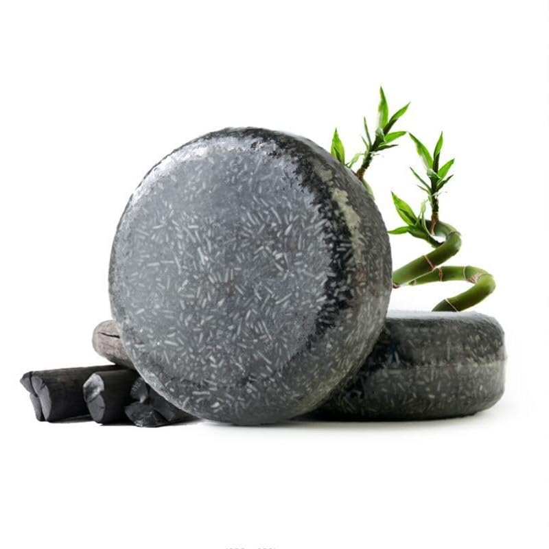 TEKNIS Darkening Shampoo Bar for Gray Hair - 5PC Natural Organic Hair Color Dye & Conditioner (60g) - Safe for Face & Body | Perfect for At-Home Hair Care & Travel Use