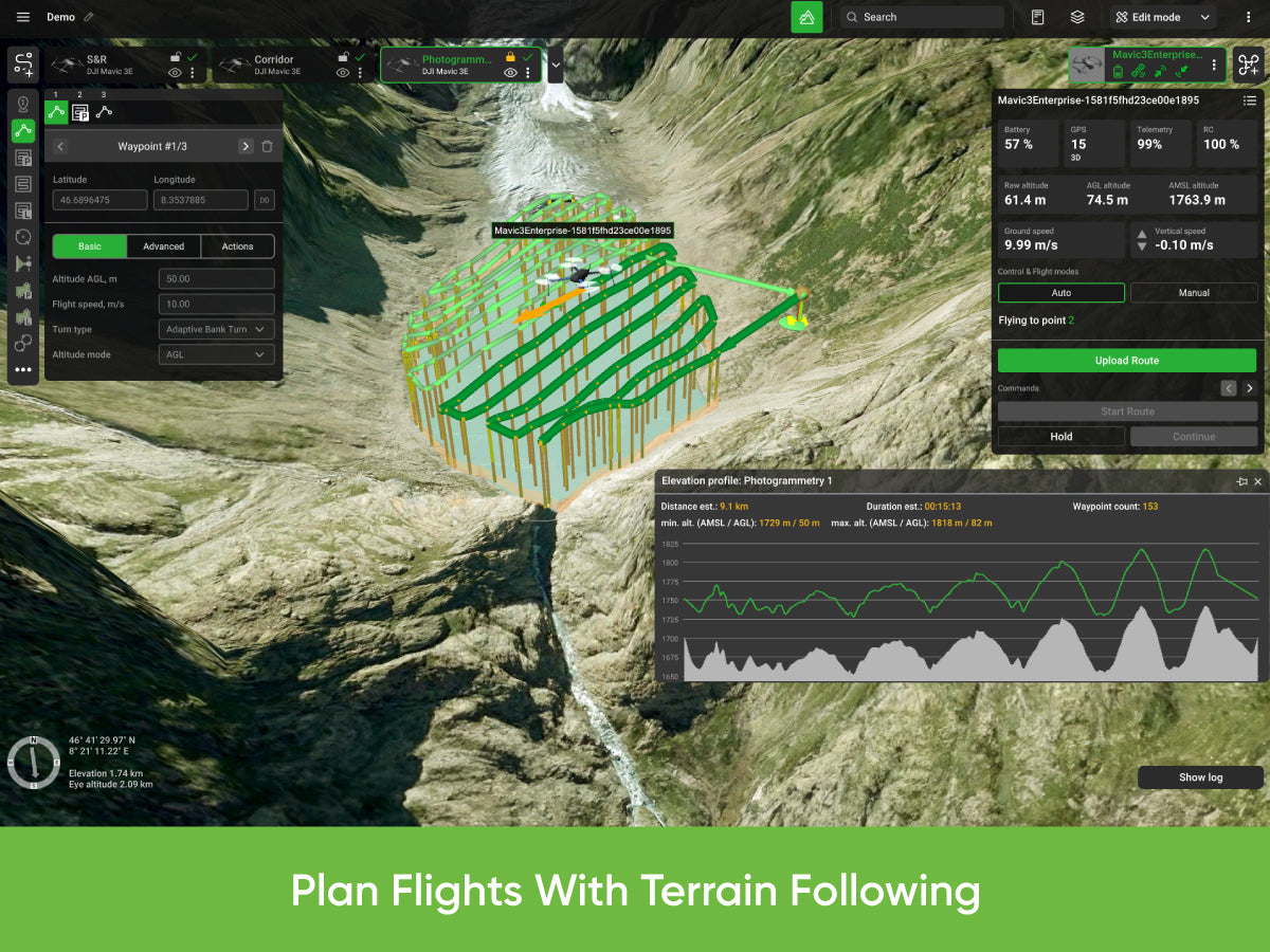UgCS PRO Drone Flight Planning Software - Annual Subscription for Precision Mapping & Aerial Photography | Perfect for Surveying, Construction & Agricultural Applications