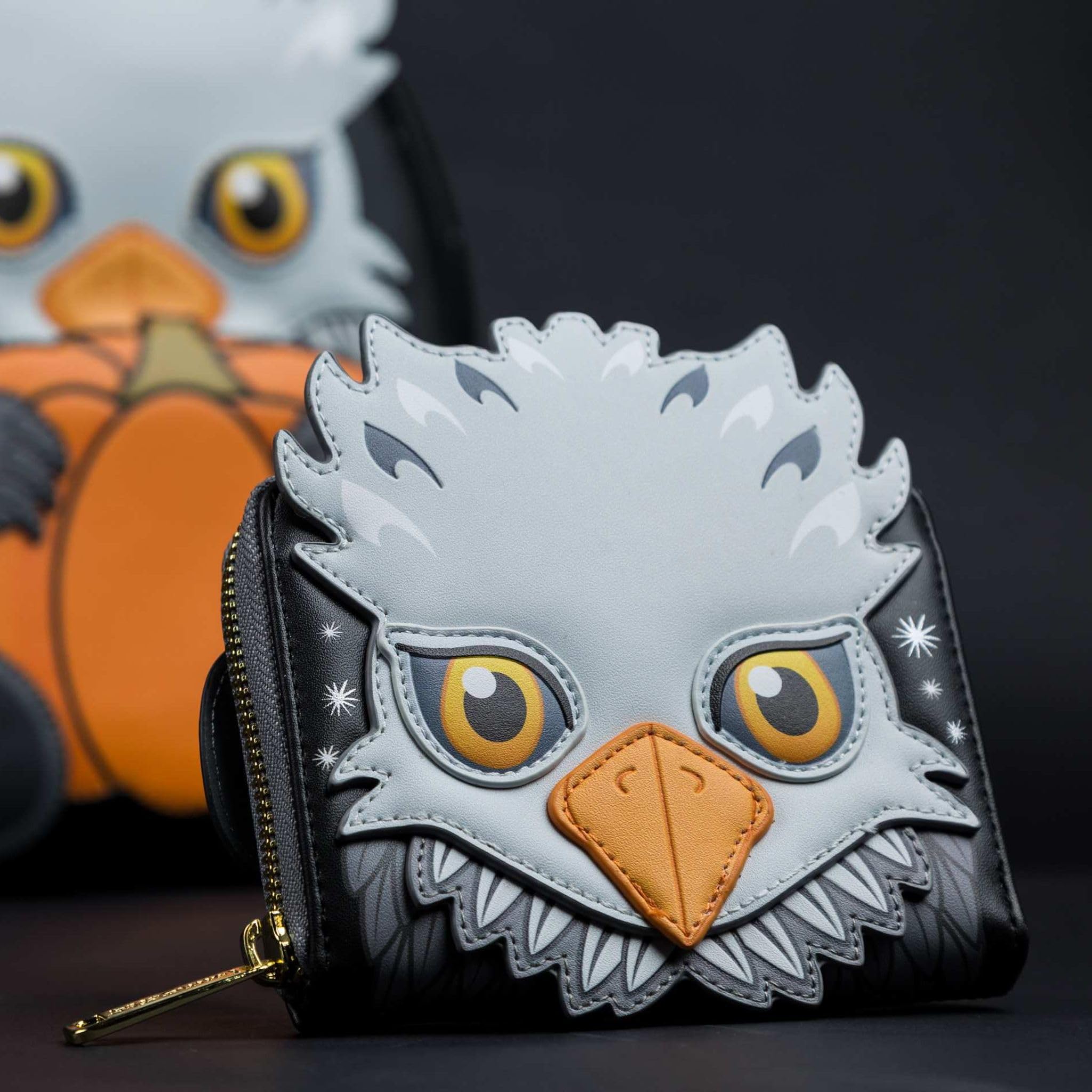 Loungefly Harry Potter Buckbeak The Hippogriff Cosplay Zip-Around Wallet - Authentic Collectible for Fans, Perfect for Conventions & Movie Nights