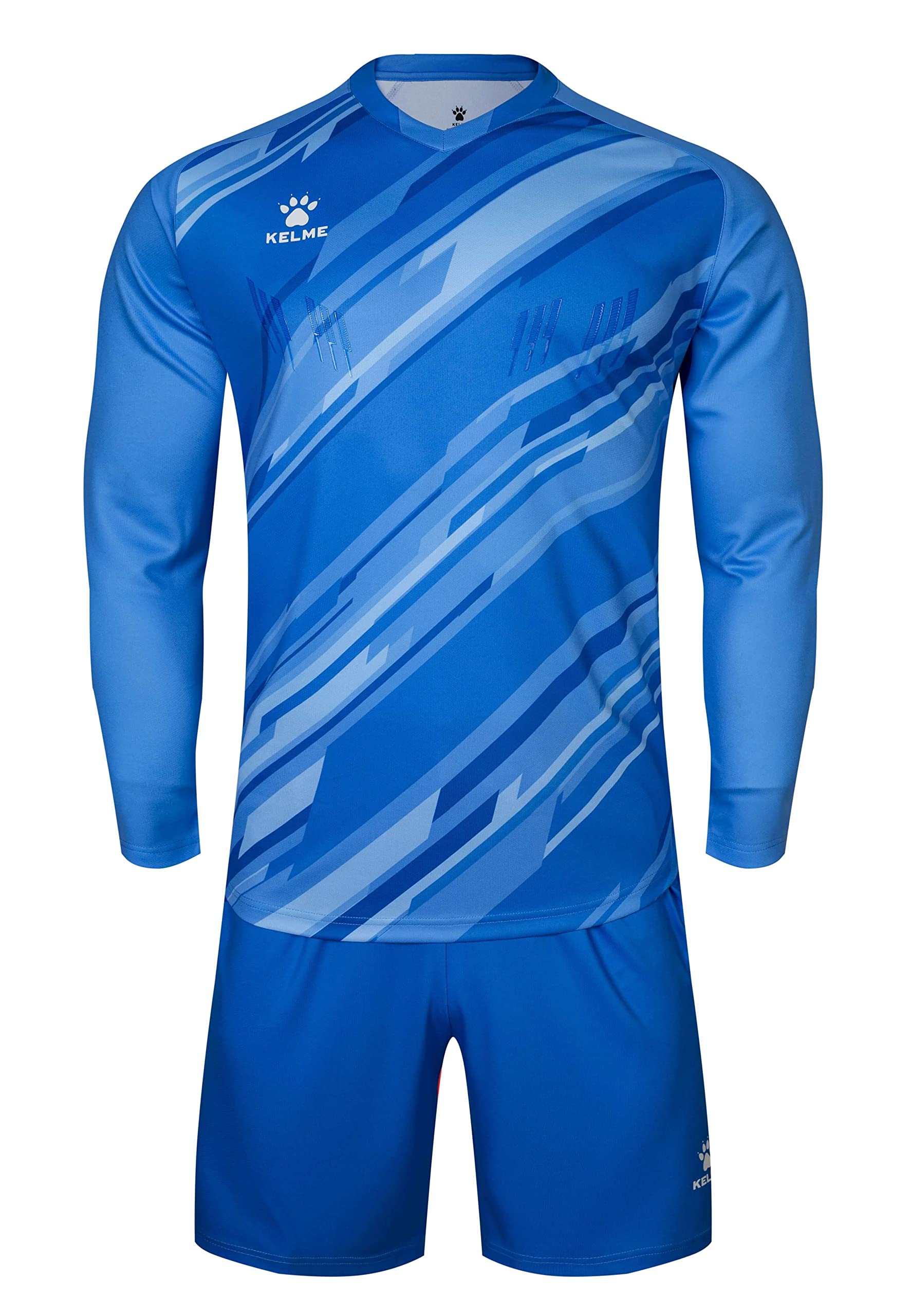 KELME Pro Soccer Goalkeeper Jersey Set - Padded Goalie Shirt, Shorts & Socks for Men & Kids - Breathable Football Uniform for Training & Matches - Perfect for Youth Leagues, Club Games & Goalkeeper Practice