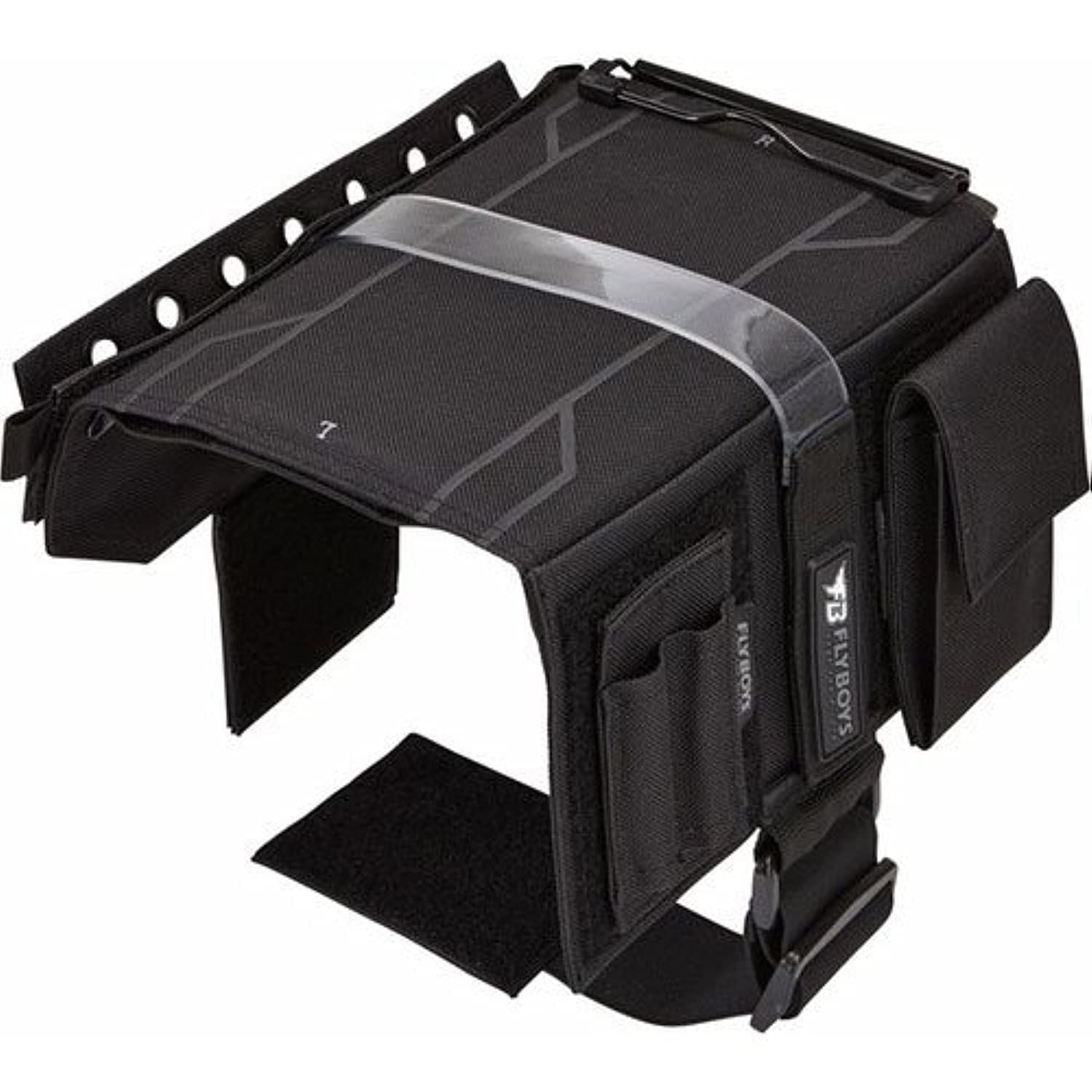 FlyBoys Reversible Kneeboard for Pilots - Adjustable Clipboard & Pen Holder with Reconfigurable Design - Perfect for Flight Training, Note-Taking, and Aviation Navigation