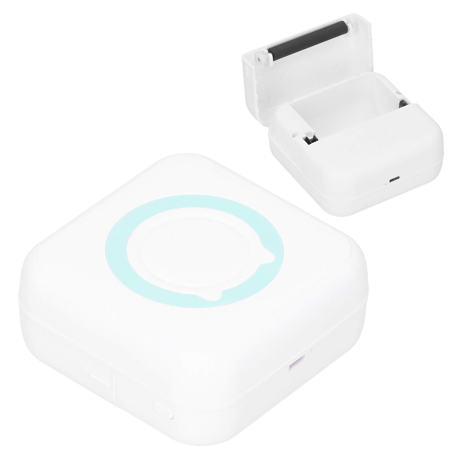 Wireless Bluetooth Portable Thermal Printer - 200 DPI Mobile Photo Printer for Smartphones, USB Compatible with iOS & Android (Green) | Perfect for Home Labeling, Small Business Receipts & On-the-Go Printing