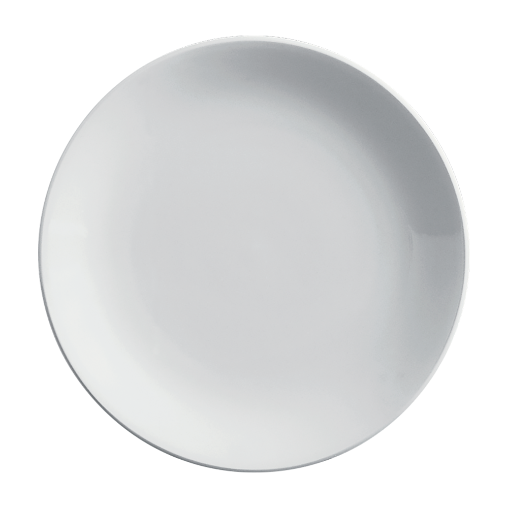 Cameo 210 121N Imperial White 12-Piece Coupe Plate Set - Elegant Dinnerware for Fine Dining, Restaurants, and Special Occasions