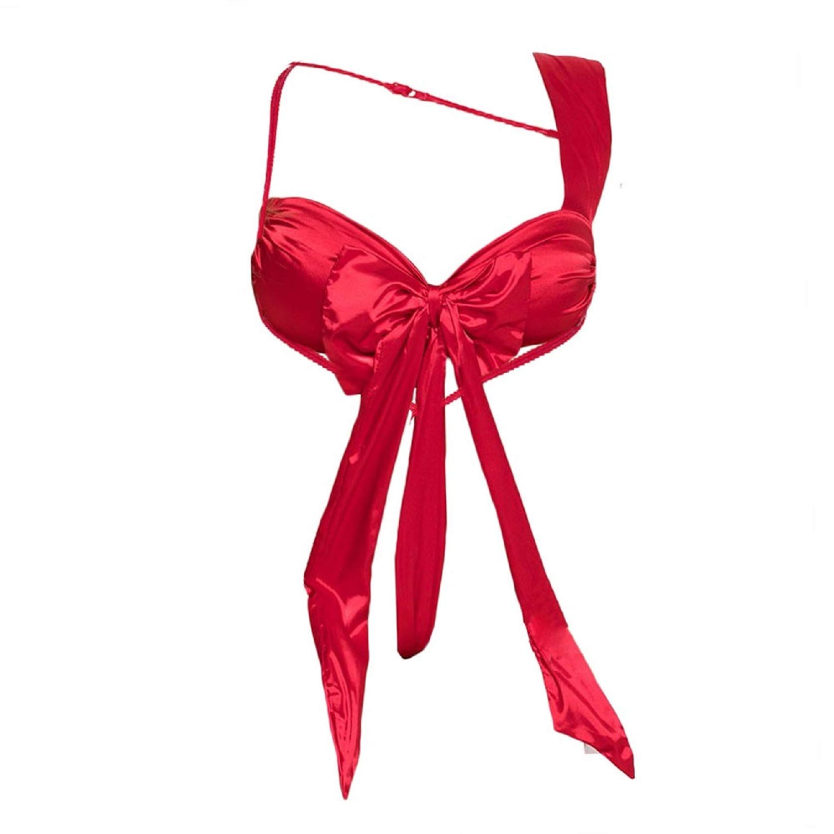 Sexy Red Christmas Lingerie for Women - Plus Size Santa Babydoll with Bow Straps, Teddy Bodysuit Sleepwear for Holiday Romance & Intimate Nights