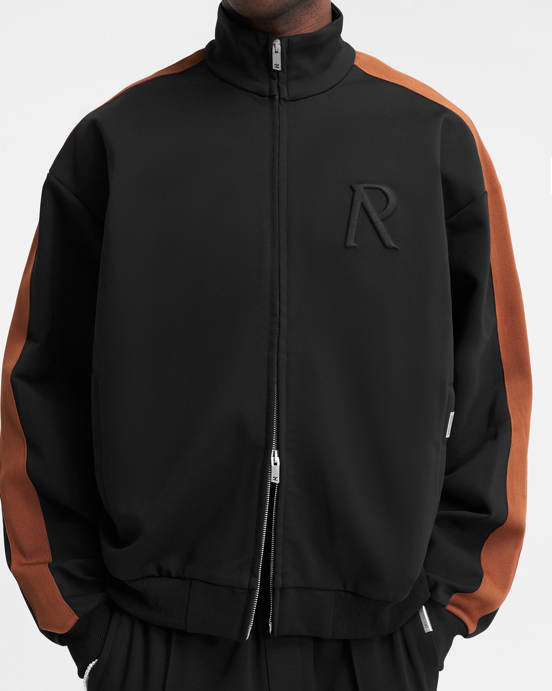 Initial Tracksuit Jacket - Black | Stylish Men's & Women's Athletic Wear for Gym, Running & Casual Outfits
