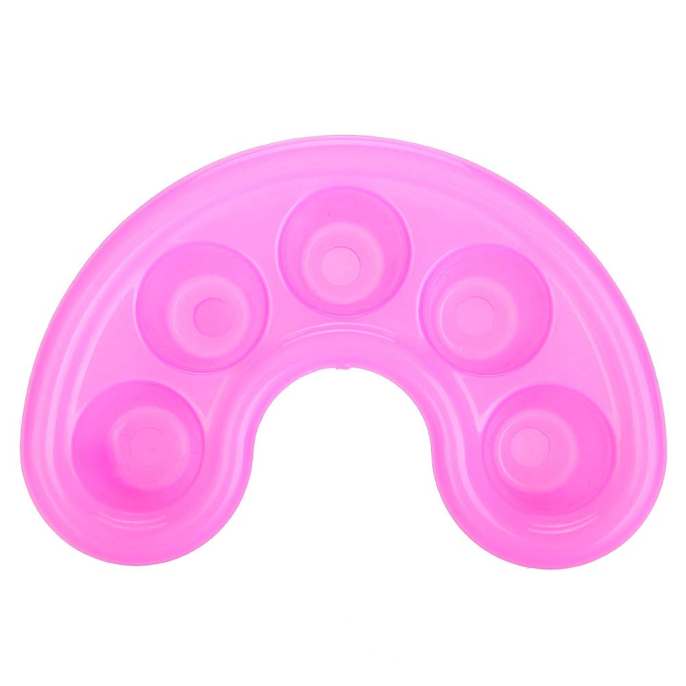 5Pcs Nail Art Soak Bowls - Acrylic & Gel Polish Removal Trays for Manicure Pedicure, Finger Separator Bubble Bath Spa Bowls - Perfect for Salon, Home Nail Care & DIY Spa Treatments