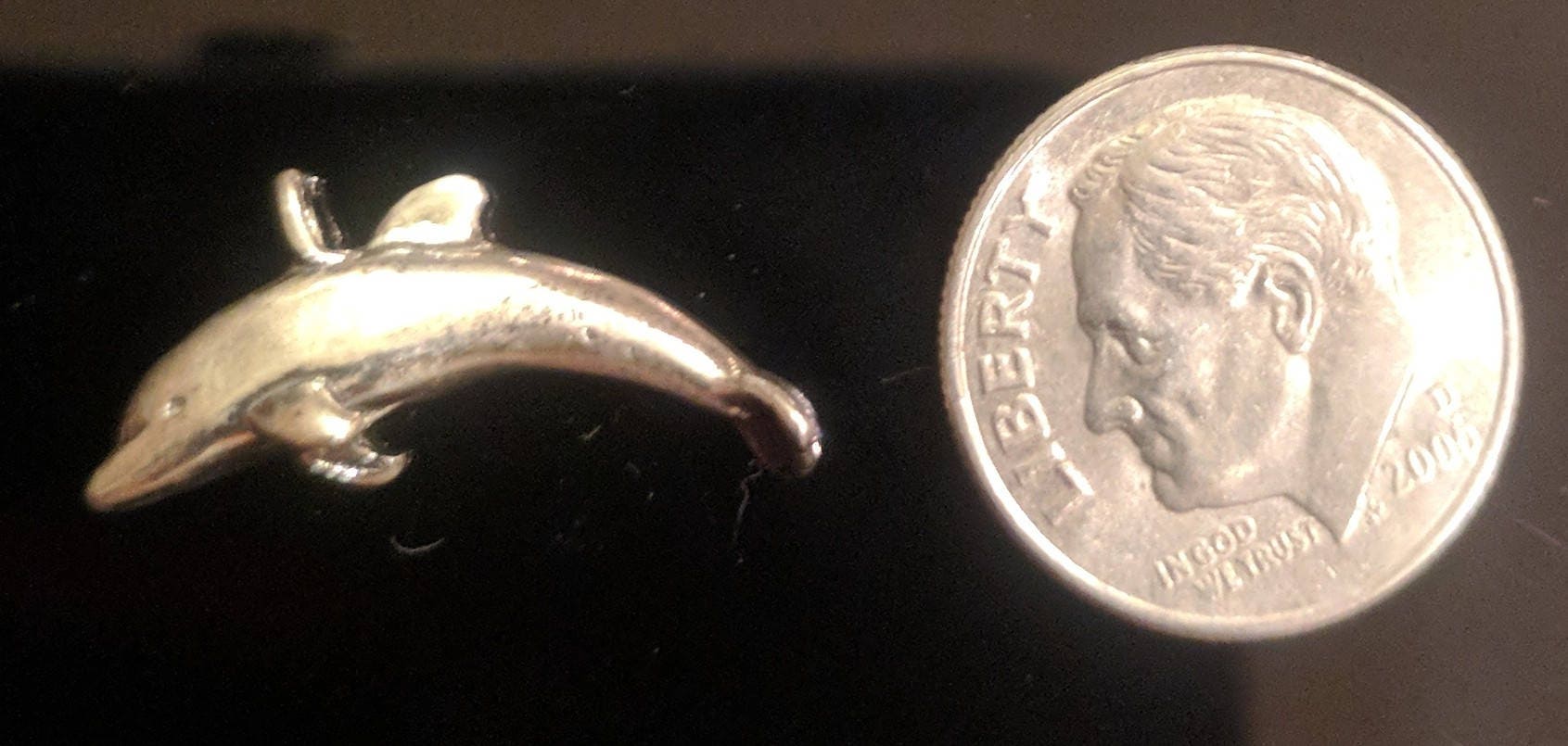 925 Solid Sterling Silver 3D Dangle Charms - Dolphins, Mermaid, Love Birds, Elephant & More Animal Pendants | Perfect for Necklaces, Bracelets & Jewelry Making