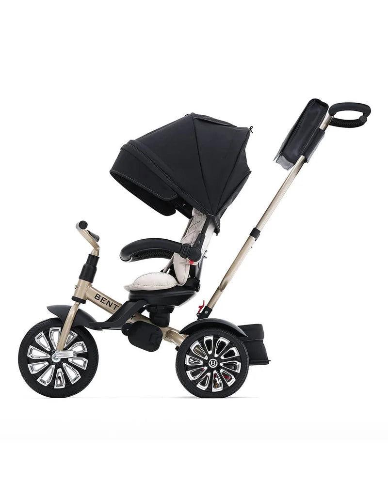 Bentley 6-in-1 Convertible Baby Stroller Trike - Toddler Tricycle with Canopy & Parent Push Handle for Outdoor Walks, Park Rides & Shopping Trips