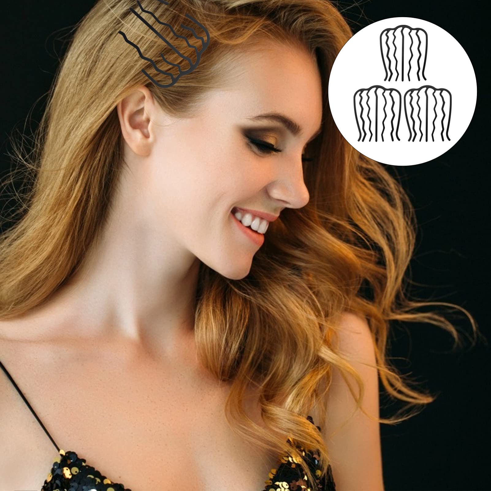 Beaupretty 3-Piece Hair Styling Set - Hair Dryer Comb, Hair Clip Fork & Hair Stick - Fashion Hair Accessories for Women - Perfect for Updos, Braids & Everyday Styling