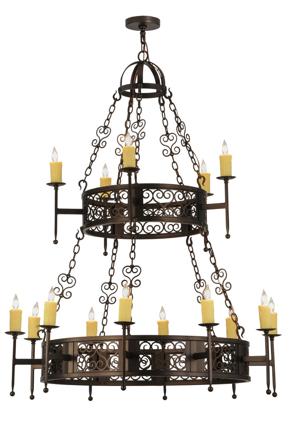 15-Light Crystal Chandelier for Dining Room - Modern Elegant Ceiling Light Fixture with LED Bulbs for Home Decor, Living Room, Bedroom, or Entryway
