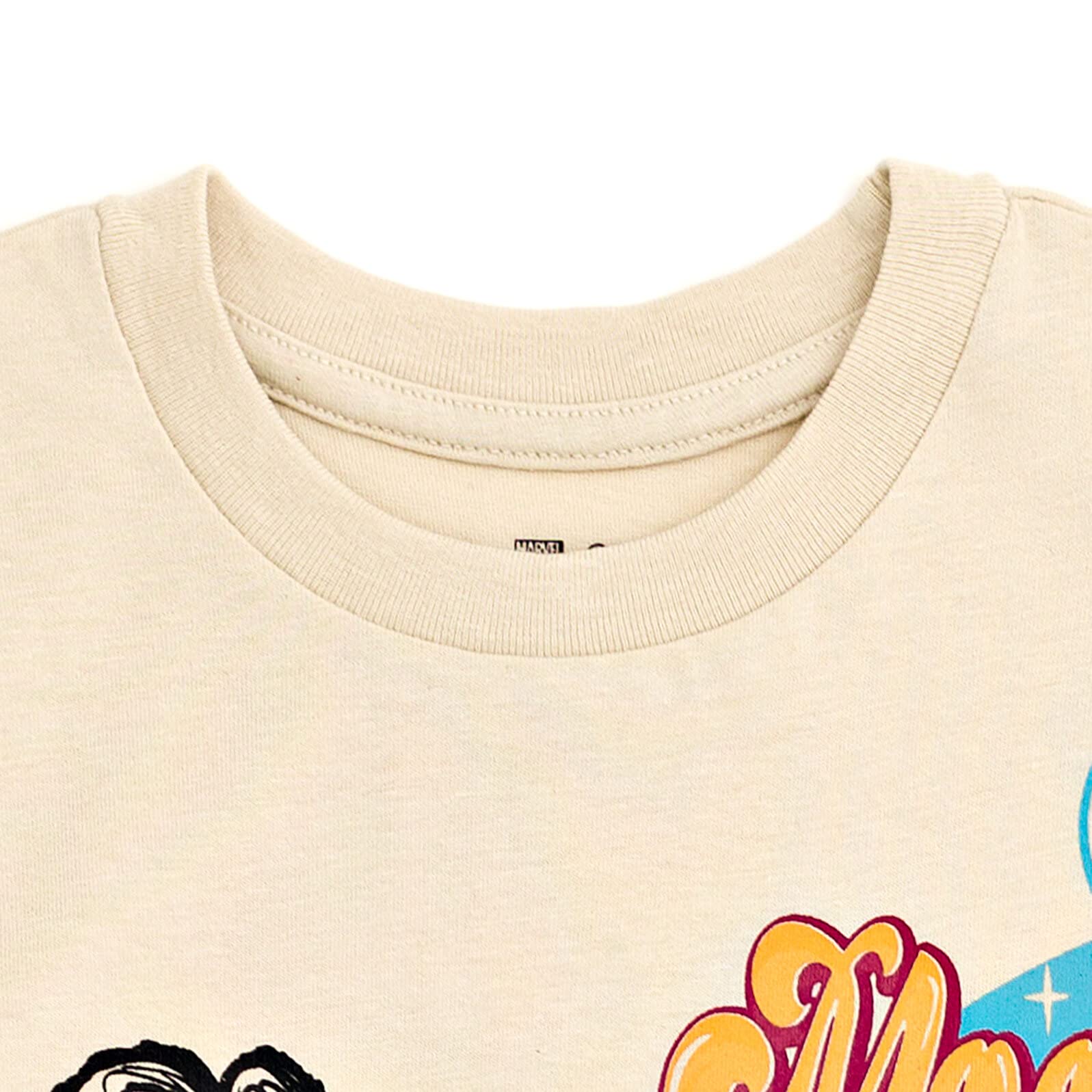Marvel Moon Girl and Devil Dinosaur Oversized Drop Shoulder T-Shirt & Bike Shorts Outfit Set for Girls (Little Kid to Big Kid) - Perfect for Cosplay, Birthday Parties & Superhero Dress-Up