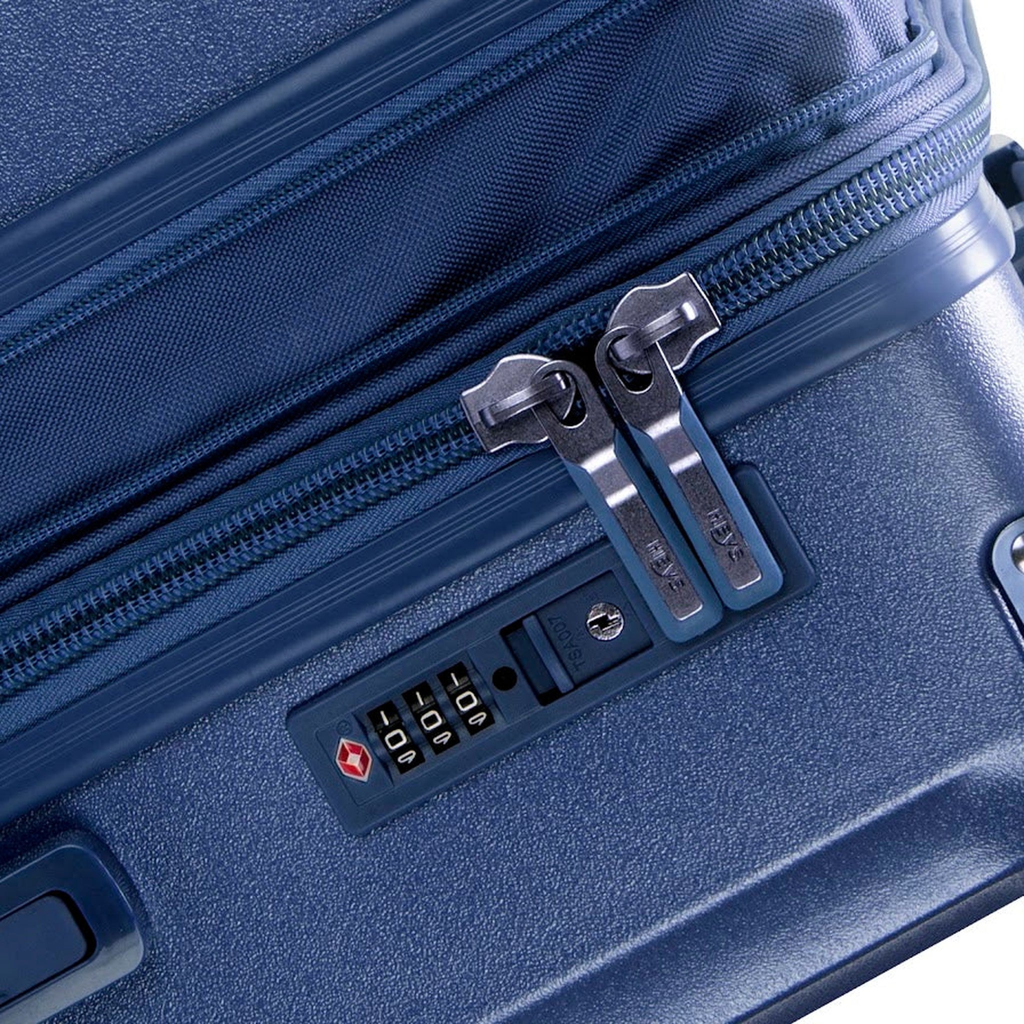 Heys Luxe 3 Piece Spinner Luggage Set - Lightweight Expandable Suitcase with 360° Wheels for Travel, Business Trips & Vacations