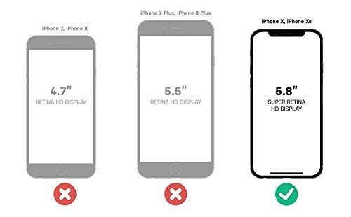 OtterBox Symmetry Series Protective Case for iPhone Xs & iPhone X - Slim Shockproof Cover - Party Dip Color (Perfect for Everyday Use, Travel & Outdoor Activities)