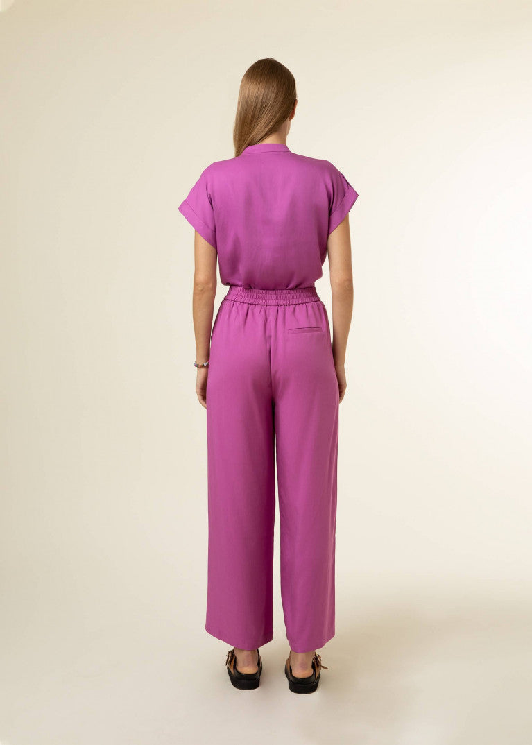 Celene Purple Shirt for Women - Stylish Casual Blouse for Everyday Wear, Office & Outings