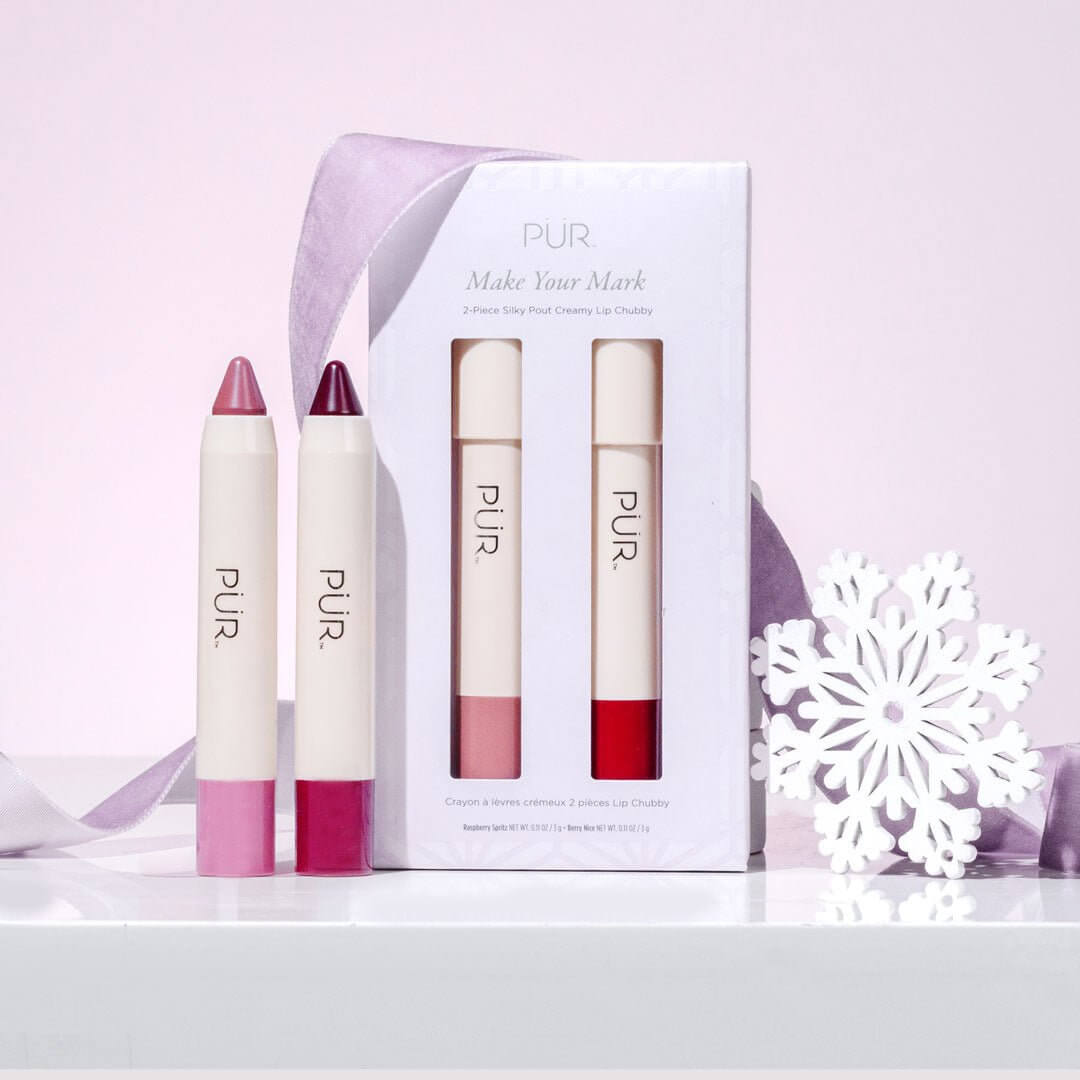 Make Your Mark 2-Piece Silky Pout Creamy Lip Chubby Stick Set - Ultra Hydrating Matte Lipstick for Everyday Wear & Special Occasions