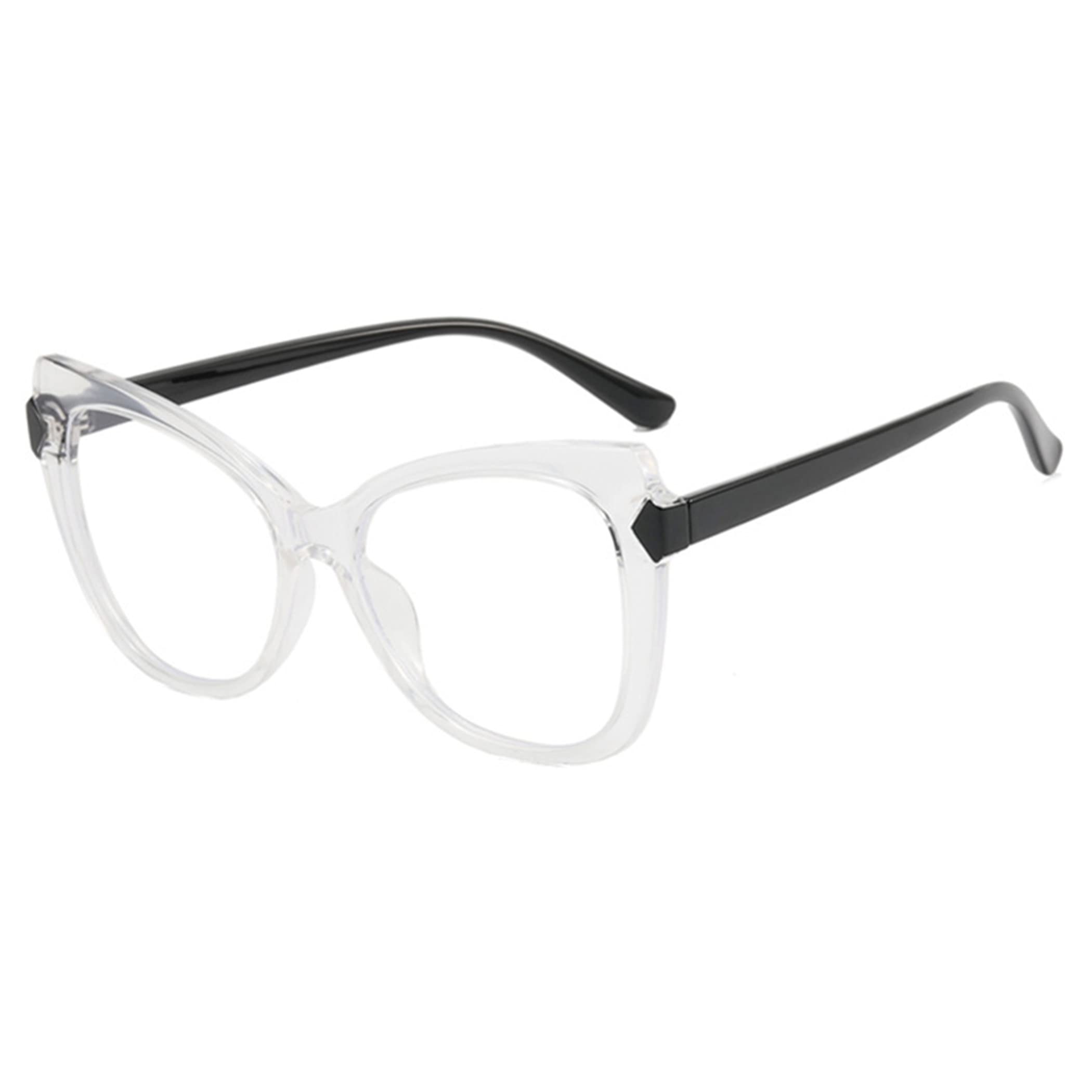 Bullabulling Cat Eye Reading Glasses for Women - Oversized Blue Light Blocking Computer Glasses with Stylish Frames | Perfect for Office Work, Screen Time & Fashion Accessories