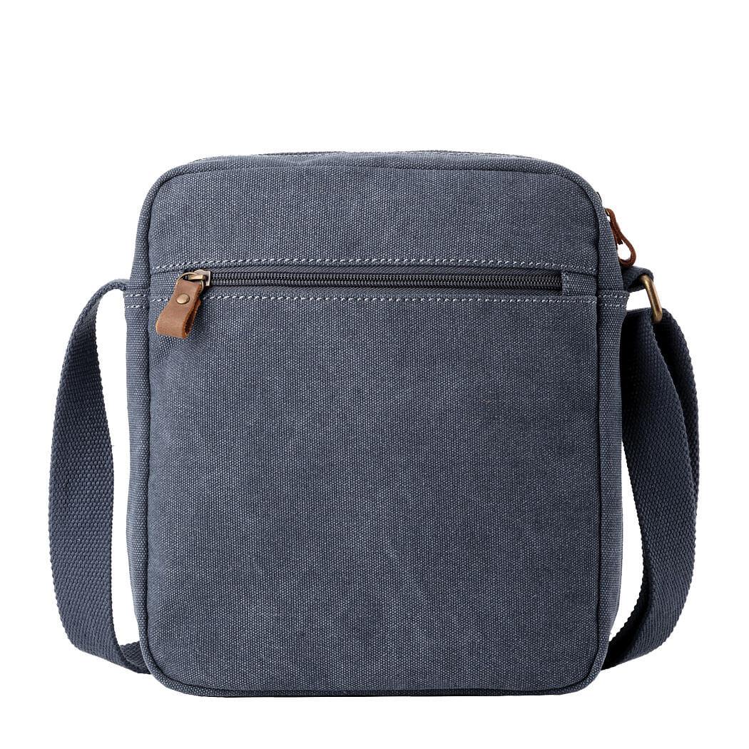 TRP0218 Troop London Classic Canvas Crossbody Bag - Stylish & Durable for Travel, Work & Everyday Use