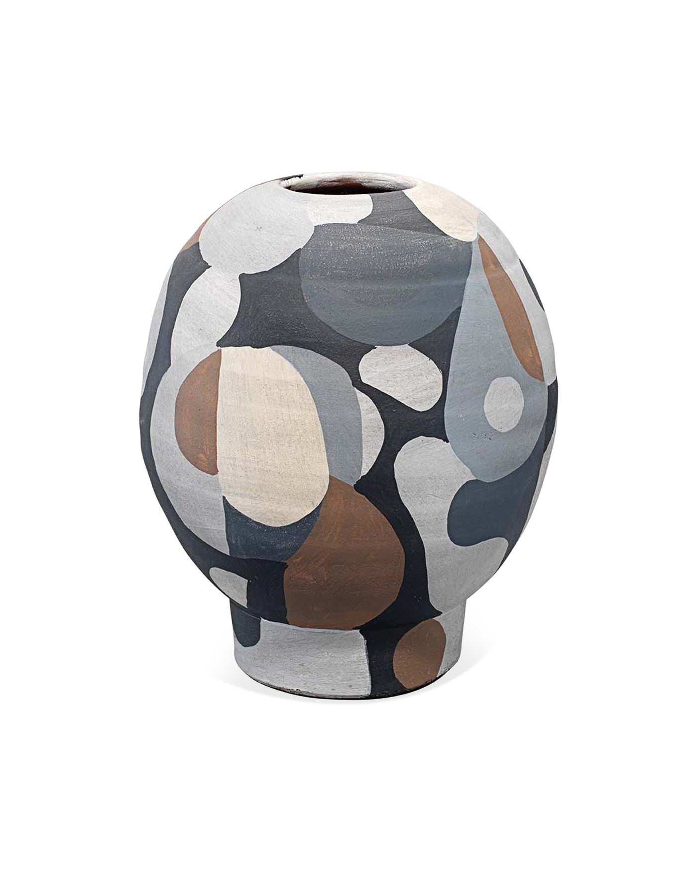 Pablo Vase - Modern Ceramic Flower Vase for Home Decor, Office Desk, Wedding Centerpiece & Gift Idea | Handcrafted Small Table Vase for Fresh or Artificial Flowers