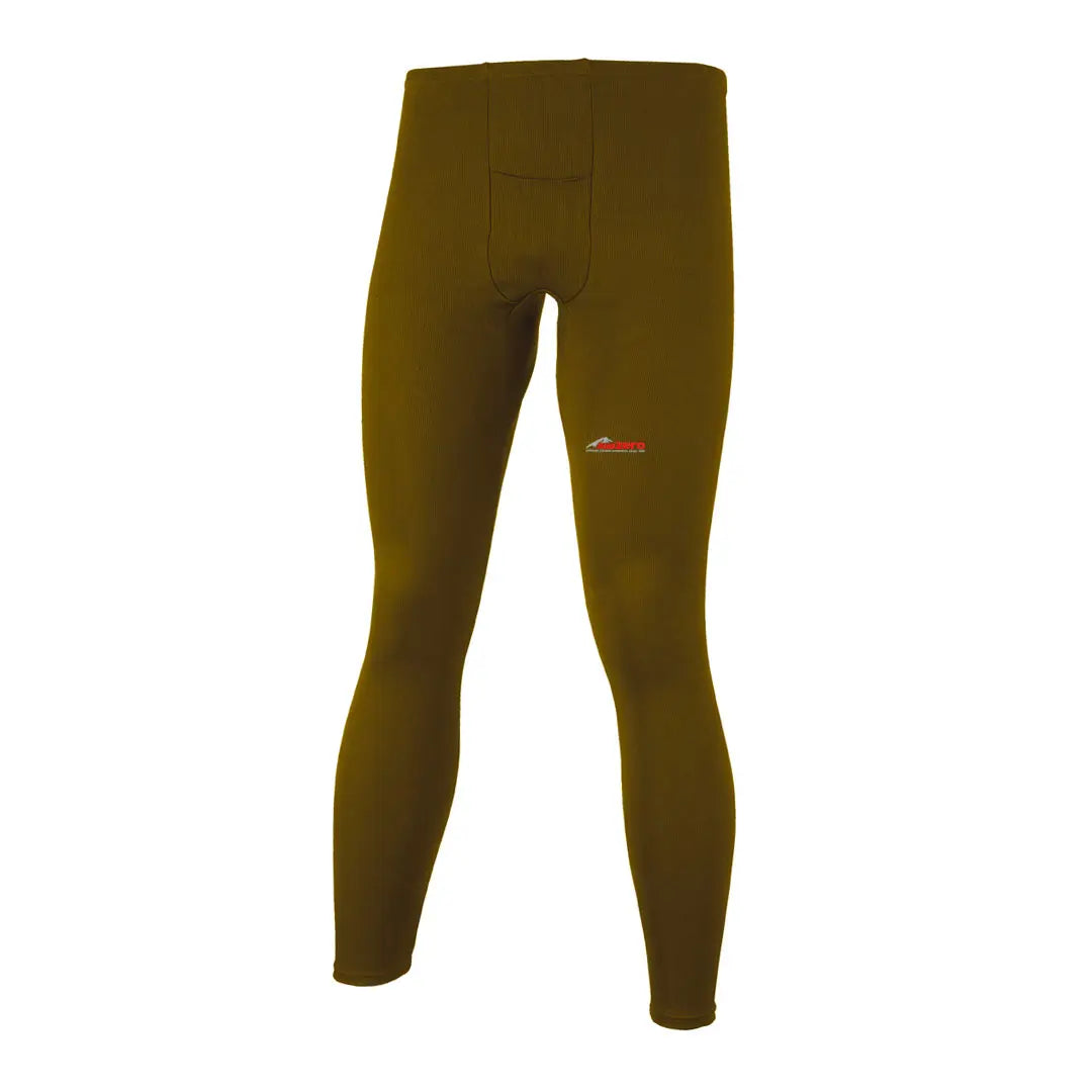 Men's Thermal Base Layer Leggings with Fly Opening - Moisture Wicking Winter Underwear for Cold Weather, Running & Outdoor Activities