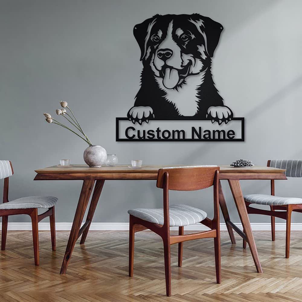 Custom Appenzeller Sennenhund Dog Metal Sign Art - Personalized Pet Gift for Dog Lovers - Perfect for Home Decor, Dog Birthday Present & Wall Art