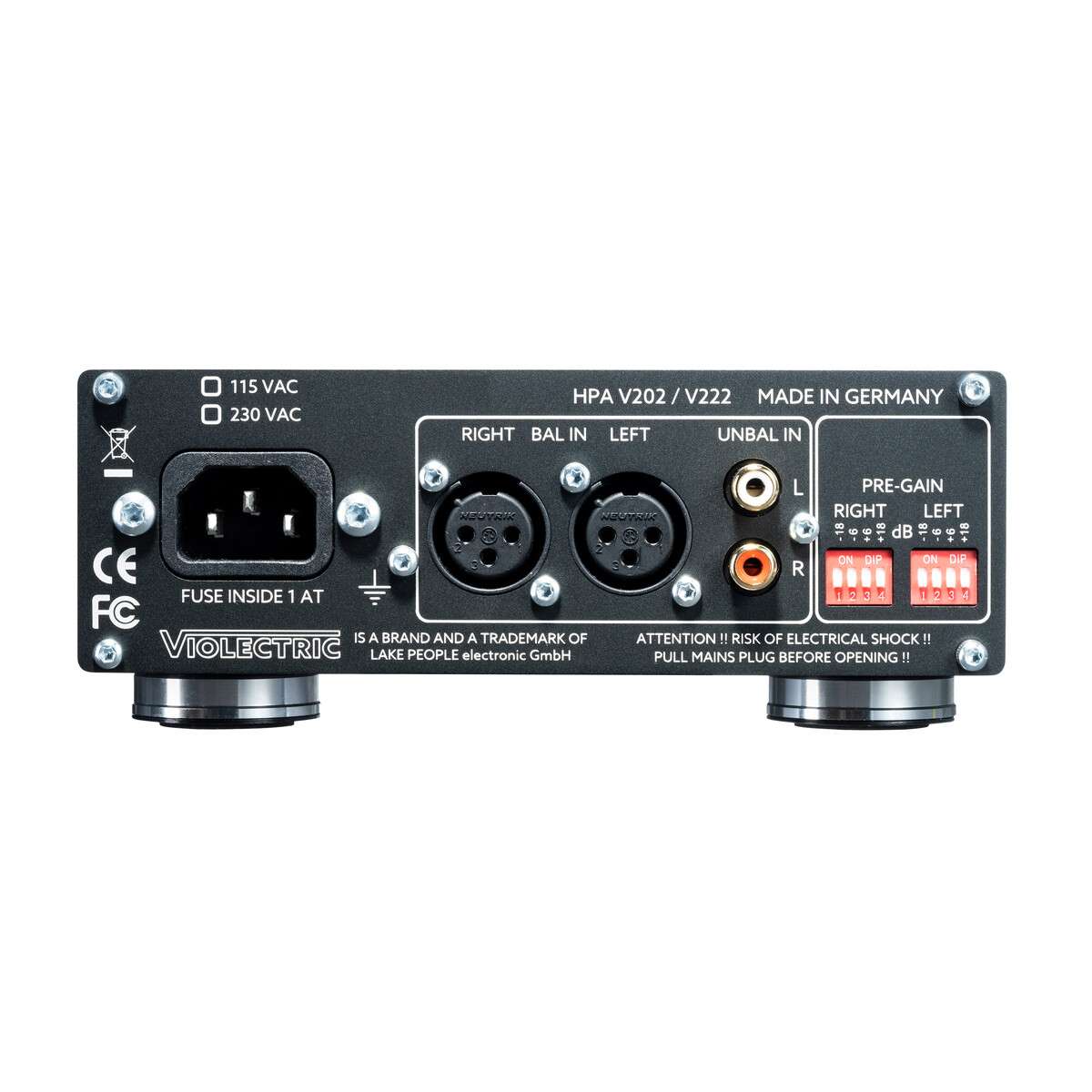 Violectric HPA V202 High-Fidelity Headphone Amplifier - Premium Audio for Audiophiles | Perfect for Home Studios & Professional Listening Sessions