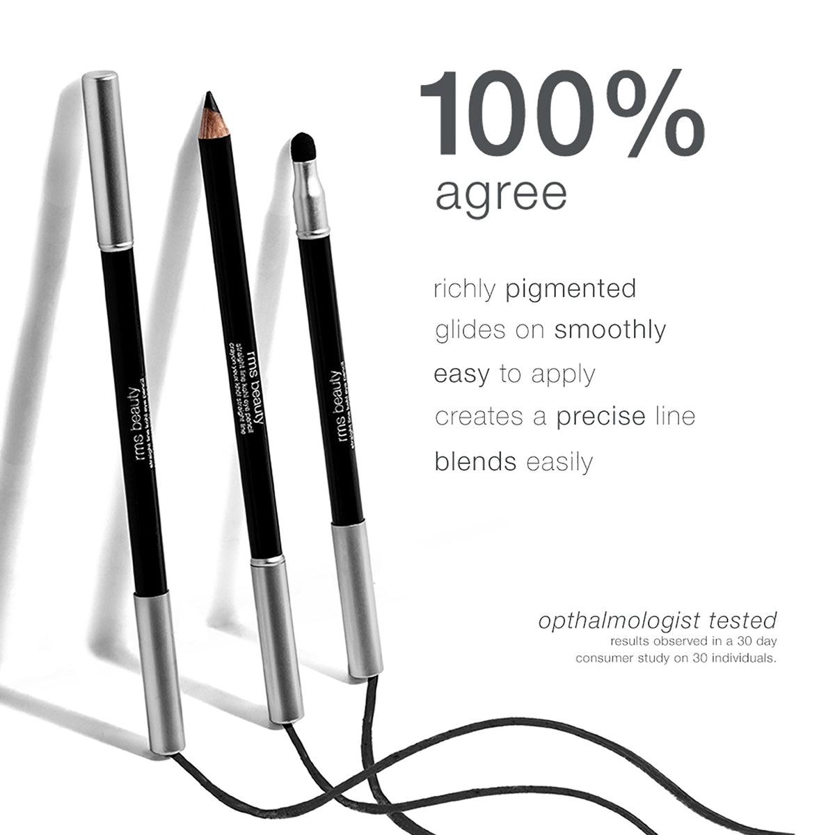 Long-Lasting Straight Line Kohl Eyeliner Pencil - Smudge-Proof & Waterproof for Precise Eye Definition - Perfect for Everyday Makeup, Winged Liner & Dramatic Eye Looks
