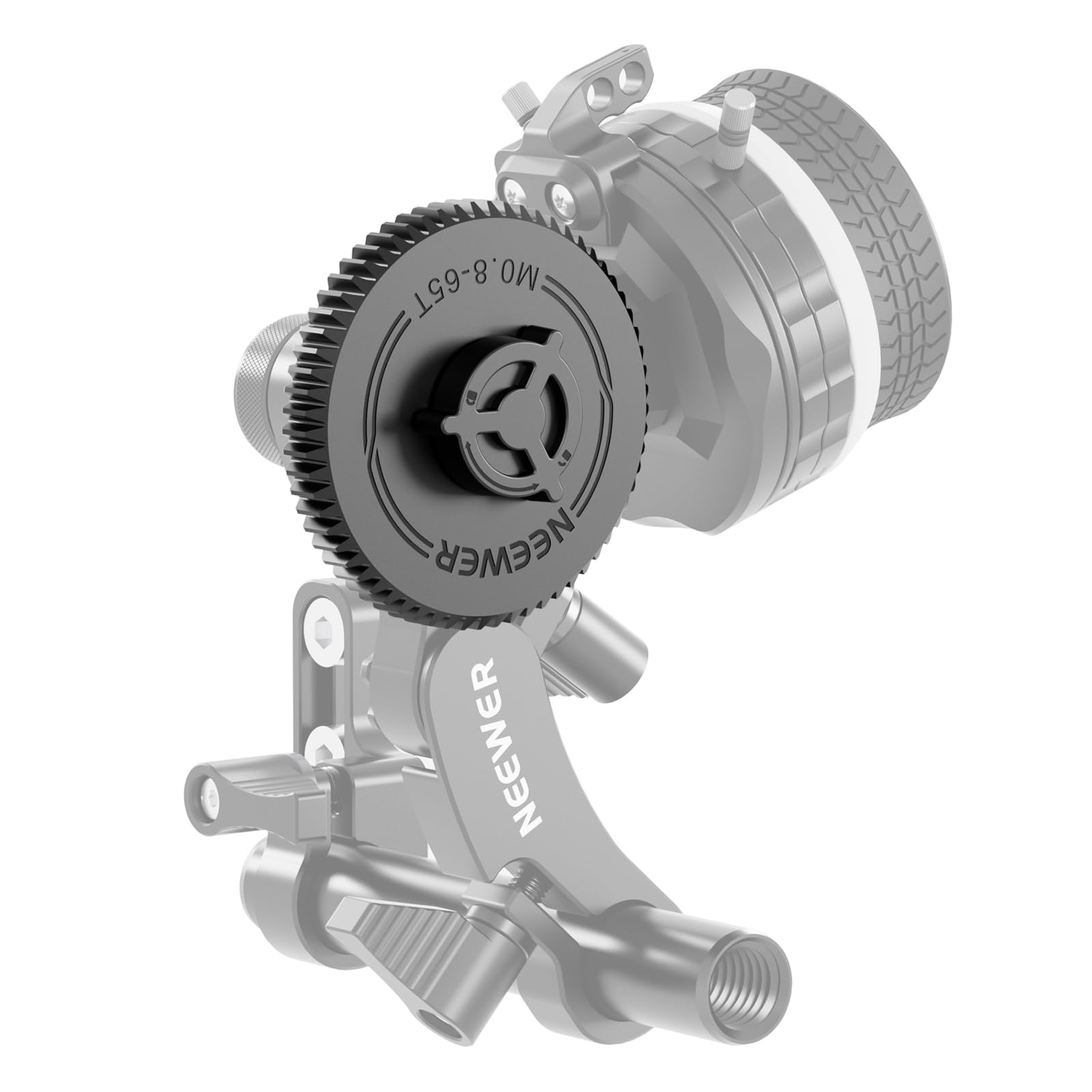 NEEWER M0.8-65T Follow Focus Gear - 0.8 MOD 65 Teeth Compatible with SmallRig & NEEWER Mini Follow Focus PG007 - Perfect for DSLR Camera Rig & Cinematic Video Production