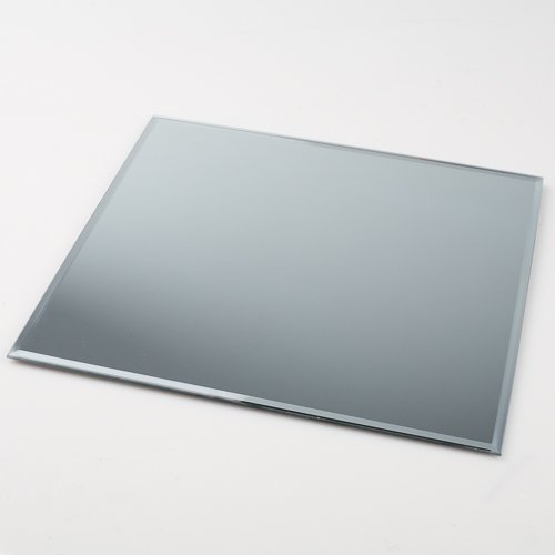Eastland® 12 Inch Square Beveled Edge Decorative Wall Mirror Set - Pack of 10 - Elegant Home Decor for Living Room, Bedroom, Bathroom & Entryway
