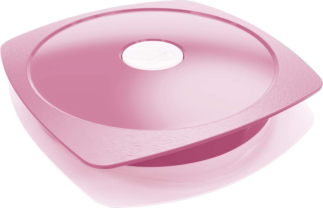 Leakproof Adult Lunch Plate - BPA-Free, Durable & Spill-Proof Dishware for Office, Travel & Home Use - Elegant Rose Design (One Size)