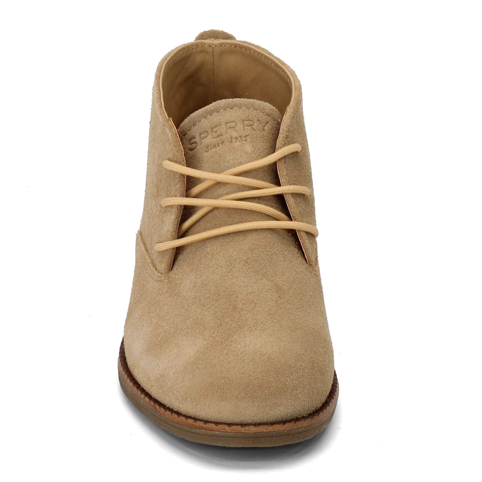 Sperry Women's Waypoint Desert Suede Bootie - Comfortable Ankle Boots for Women, Taupe Suede Shoes Size 8 M - Perfect for Fall, Winter & Outdoor Adventures