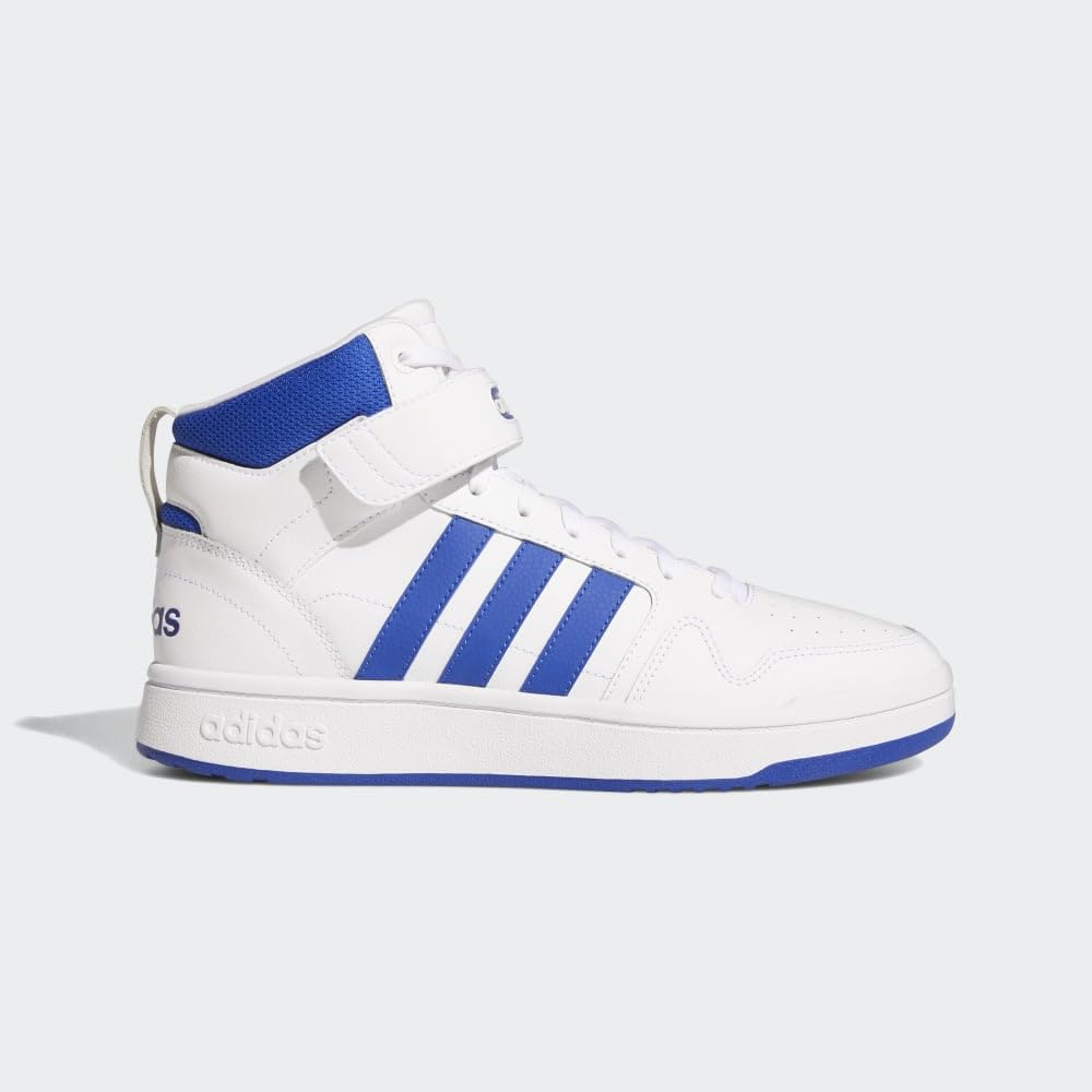 Adidas Kids' Postmove Mid Basketball Shoes - High-Top Sneakers for Boys & Girls - Breathable Comfort for School, Sports & Play