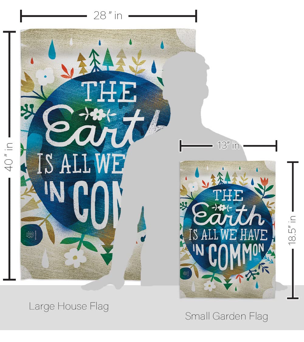 Breeze Decor Inspirational Vertical Flags Set - House & Garden Decor for Outdoor & Indoor