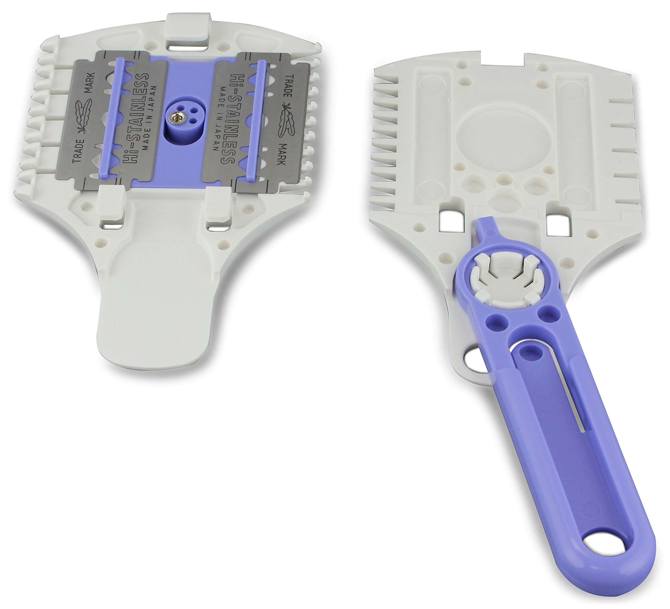 Professional Seki Edge Haircutting & Styling Razor Comb - Sharp Stainless Steel Barber Tool for Precise Haircuts, Trimming & Styling - Perfect for Home Haircuts, Salon Use & Beard Grooming