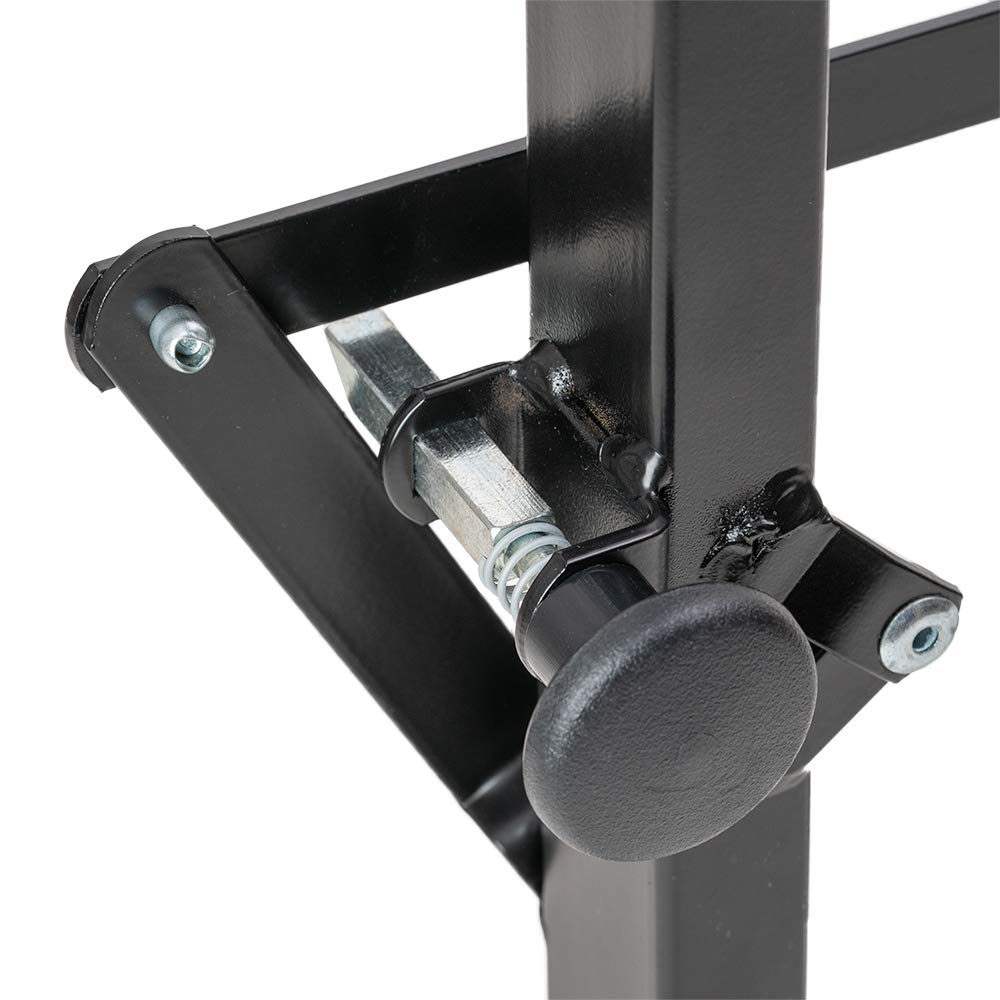Black Folding Table Legs & RV Bed Base - Heavy Duty Snap 2 Support System for Camping, Tailgating & Small Space Living